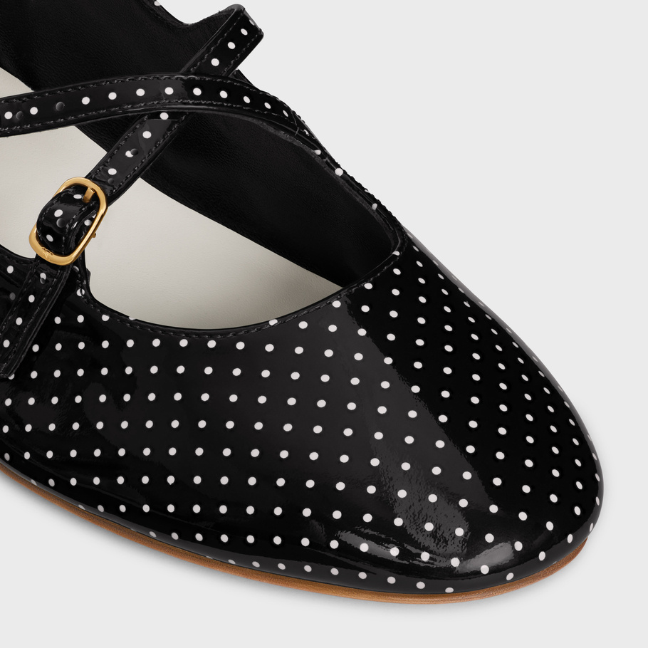 Celine Dot Printed Ballet Shoes