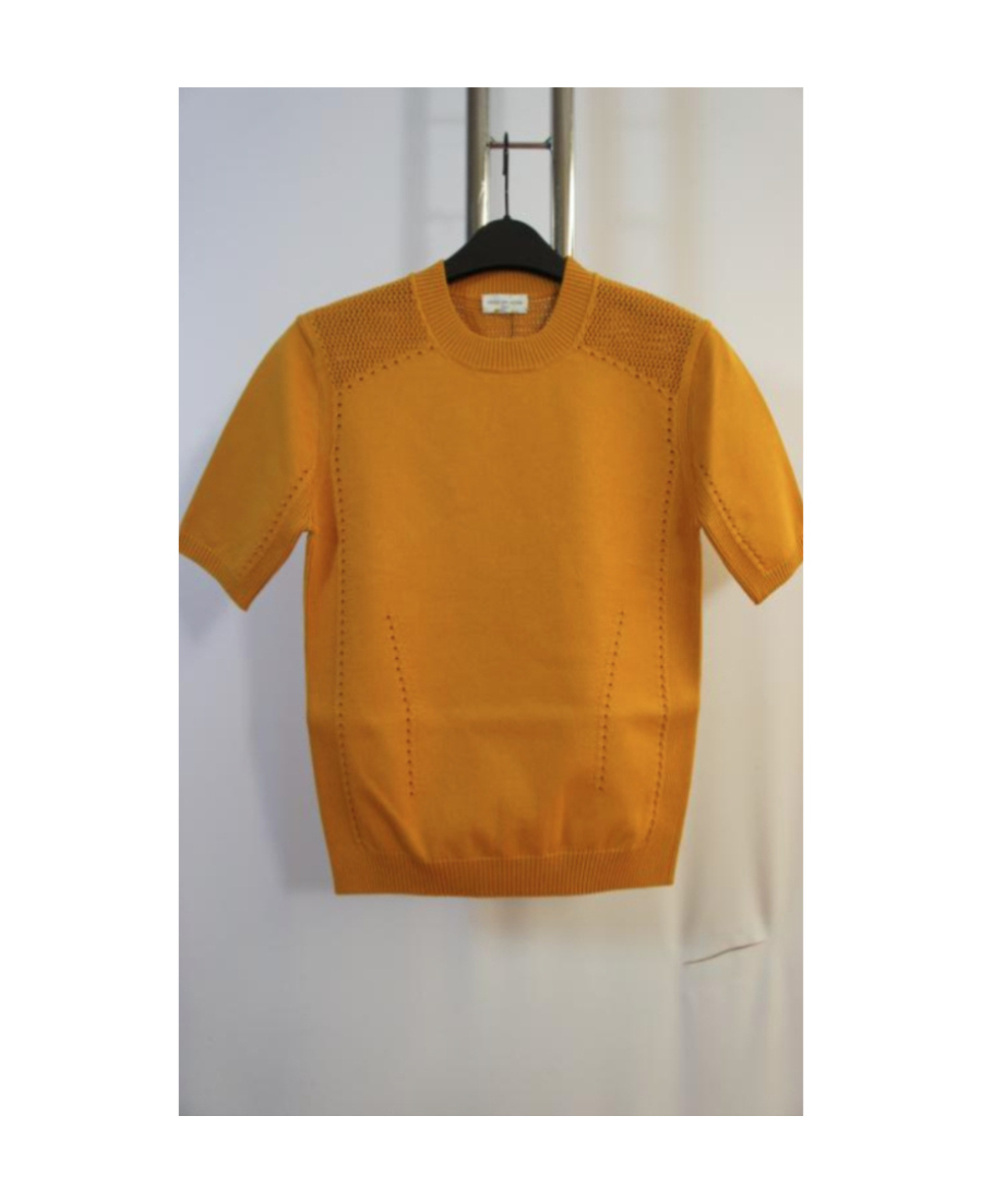 Dries Van Noten Round-necked T-shirt In Orange