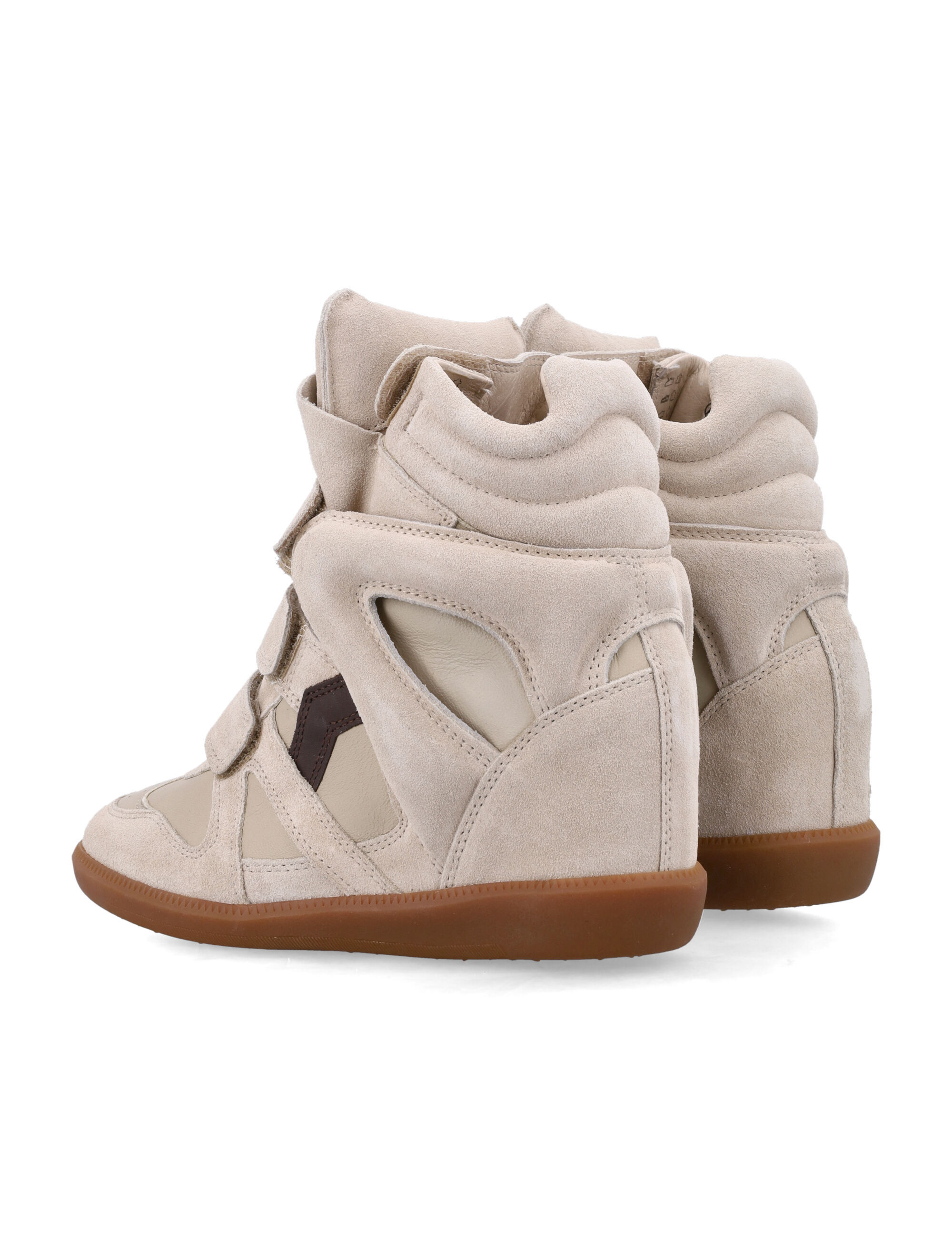 Isabel Marant Round Toe High Top Casual Shoes In Neutral