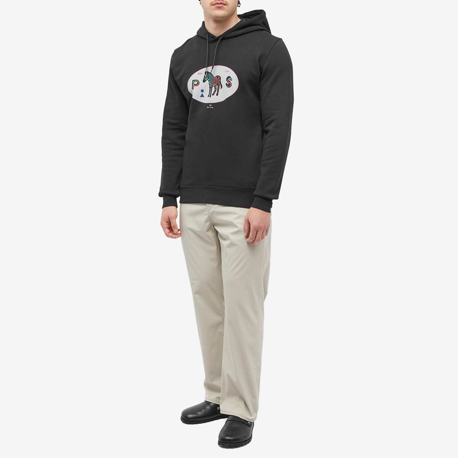 Paul Smith Graphic-print Hoodie In Black