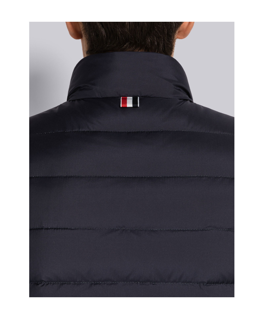 Thom Browne Down-feather Padded Gilet In Blue