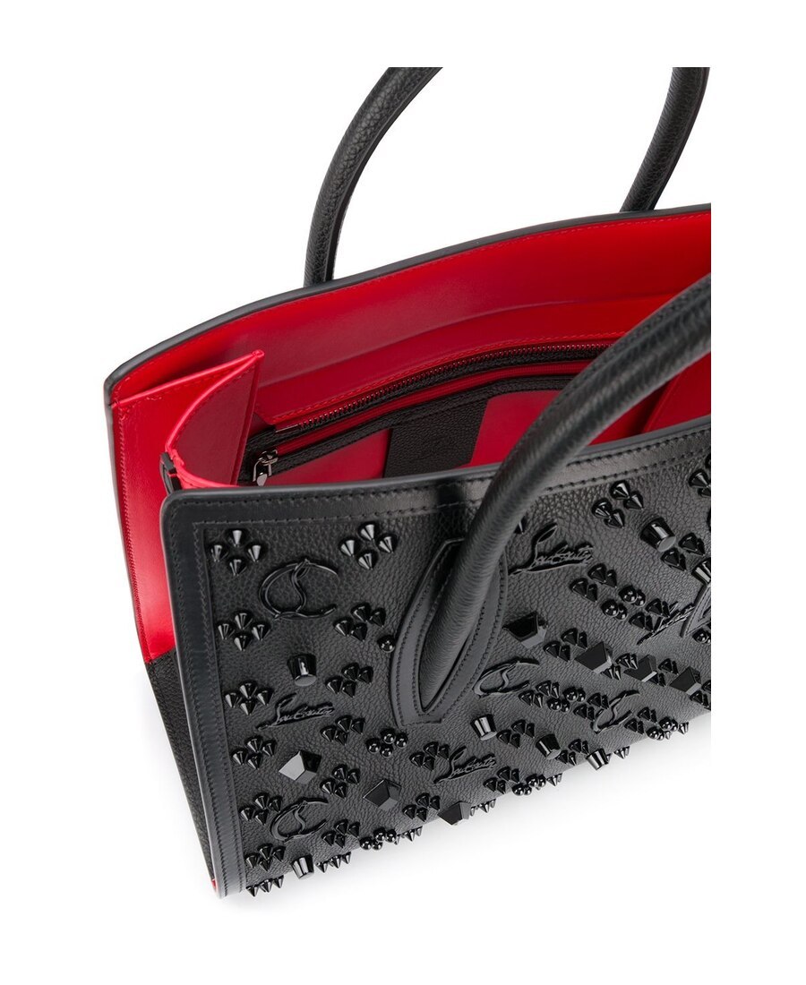 Christian Louboutin Paloma Medium Top Handle Bag In Black