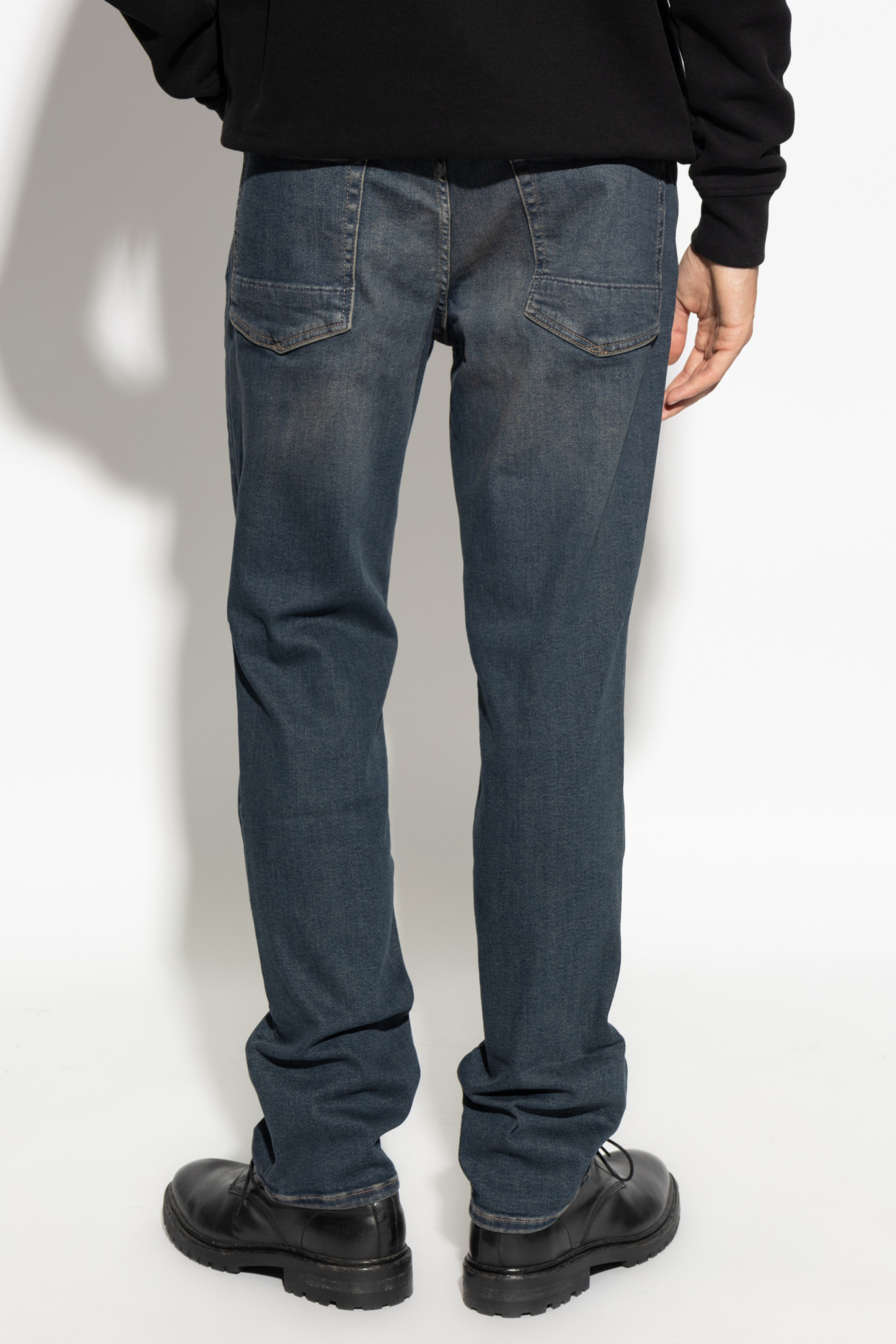 Allsaints Sid Skinny Jeans In Black