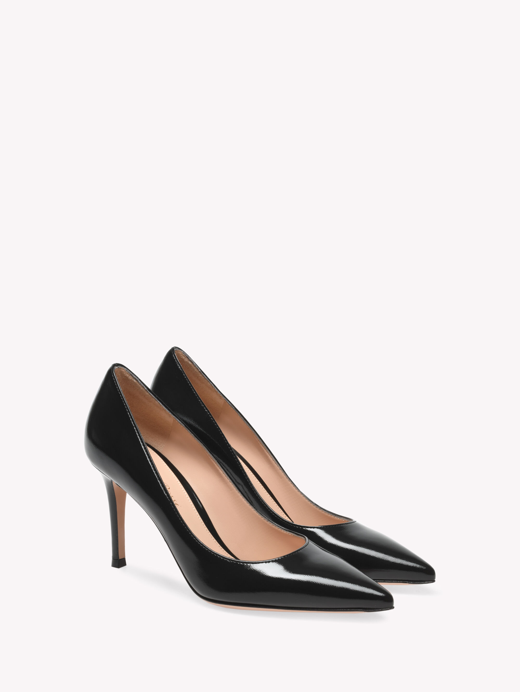 Gianvito Rossi 85mm Pointed-toe Leather Pumps In Black