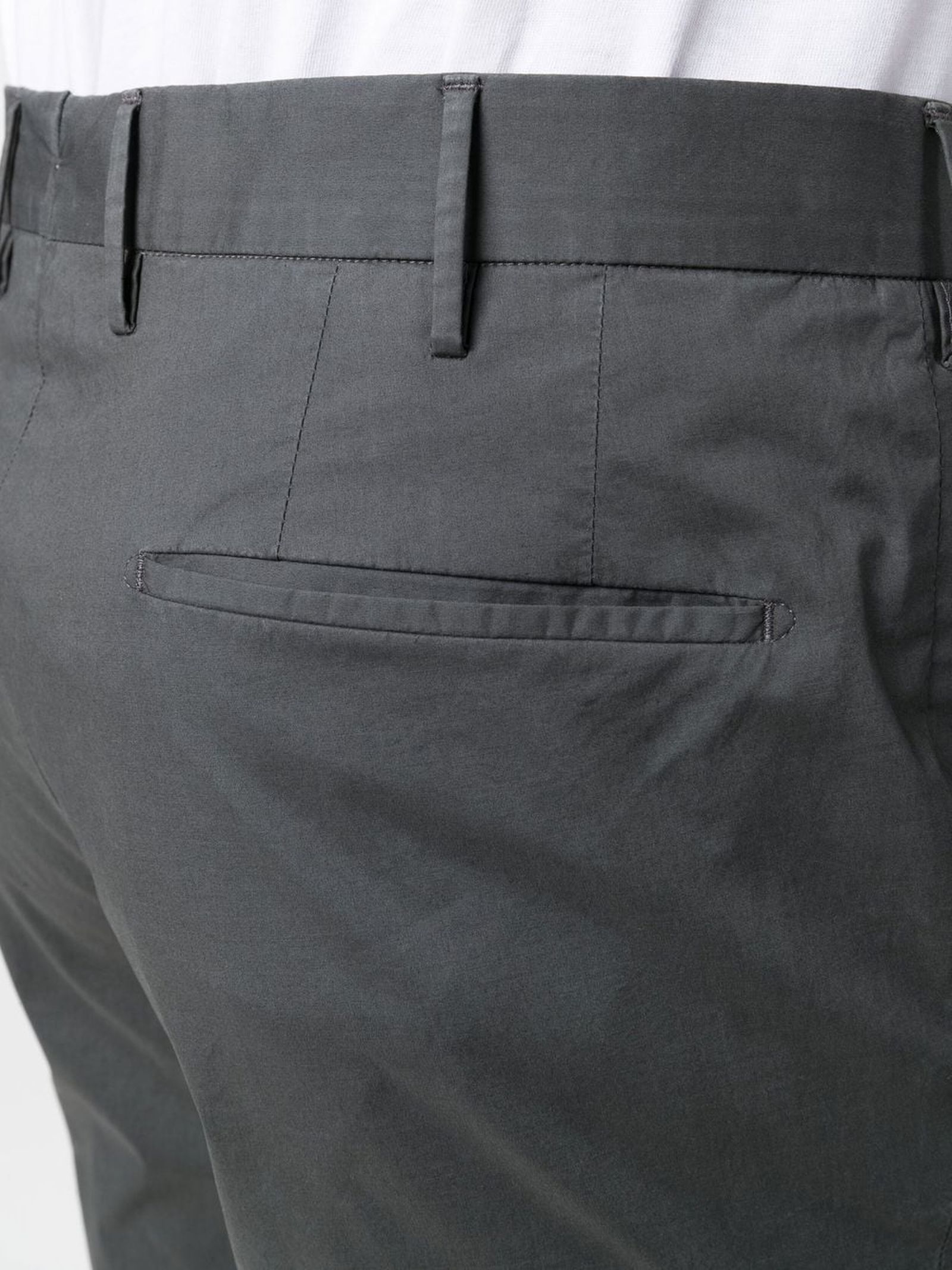 Incotex Slim-cut Chino Trousers In Black