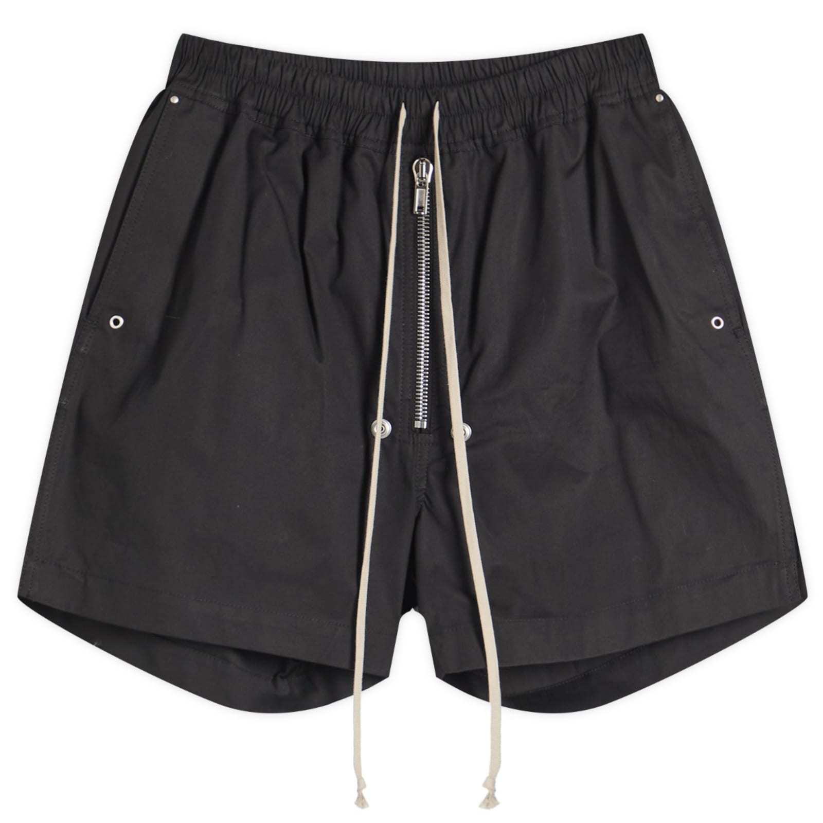 Rick Owens Bela Boxers Drawstring Shorts In Black