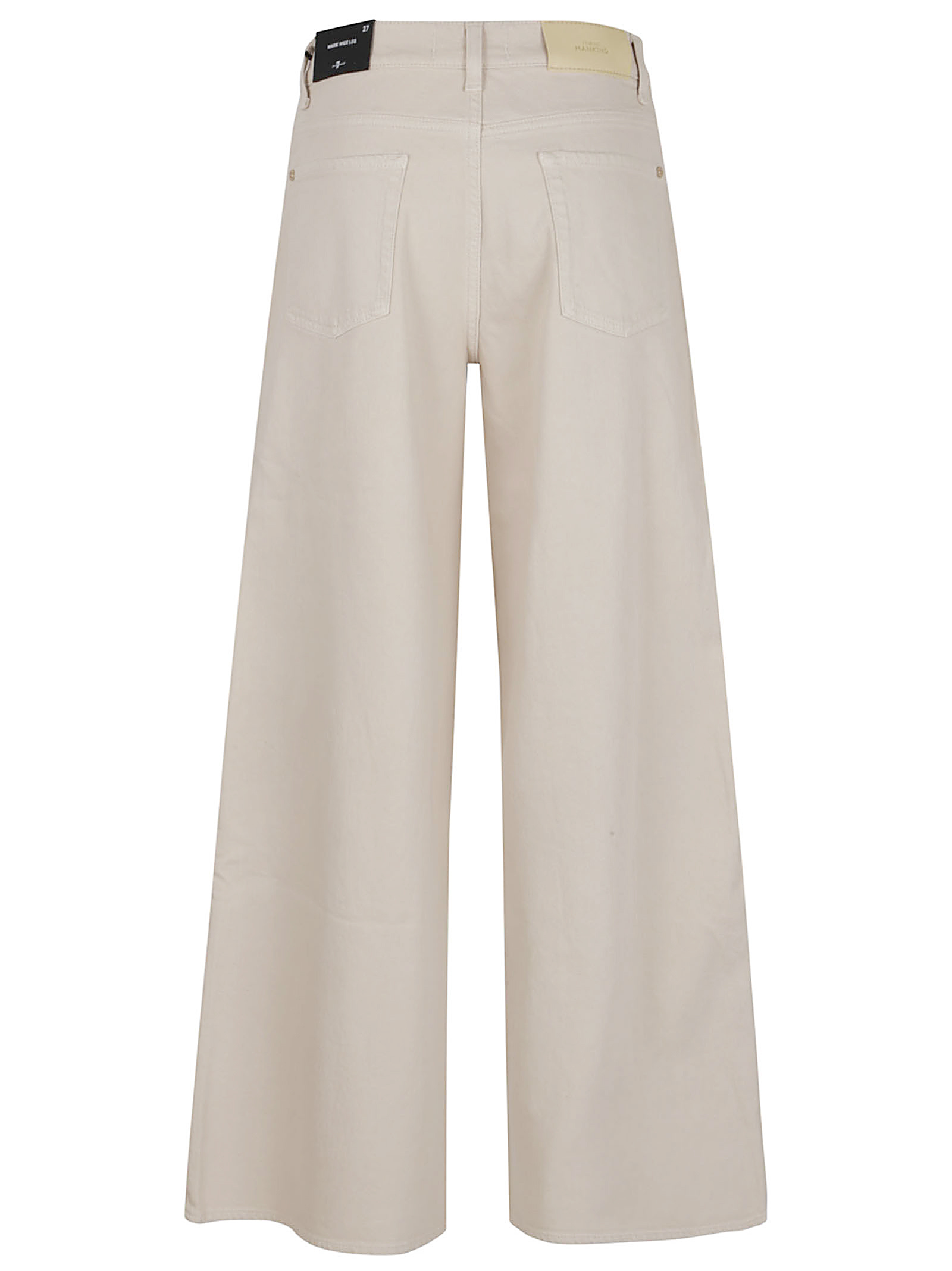 7 For All Mankind Logo Denim Jeans In Neutral