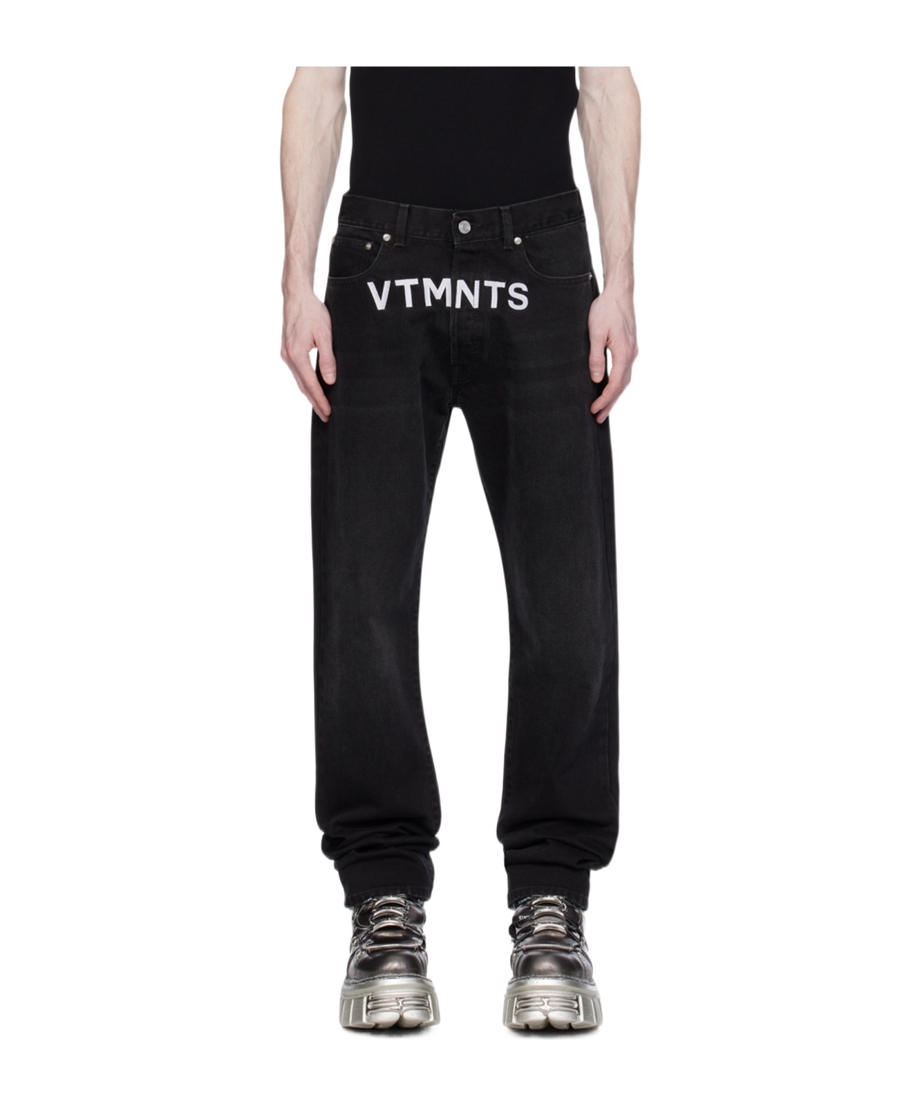VTMNTS MULTI-POCKET DENIM TROUSERS 