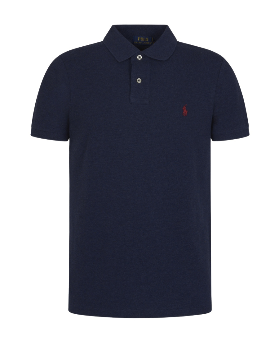 Shop Polo Ralph Lauren Cotton Polo Shirt In Black