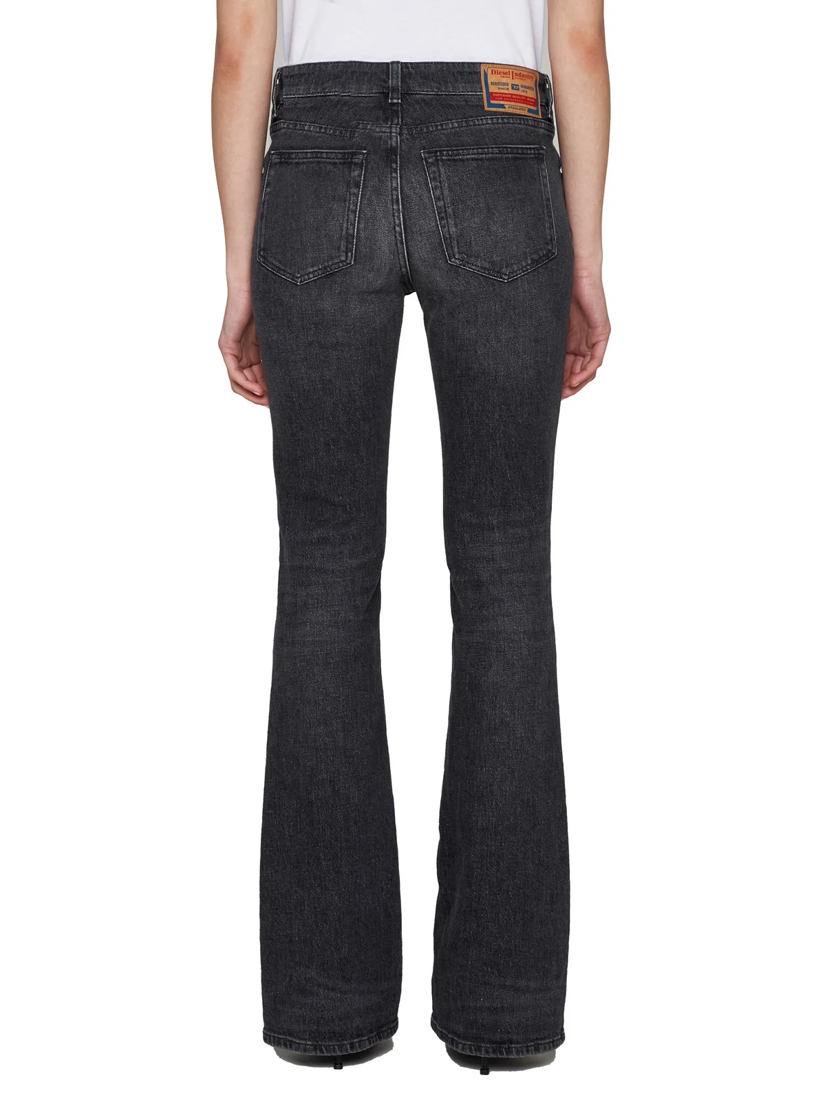 Diesel 1969 D-ebbey 09b90 Bootcut Jeans In Black