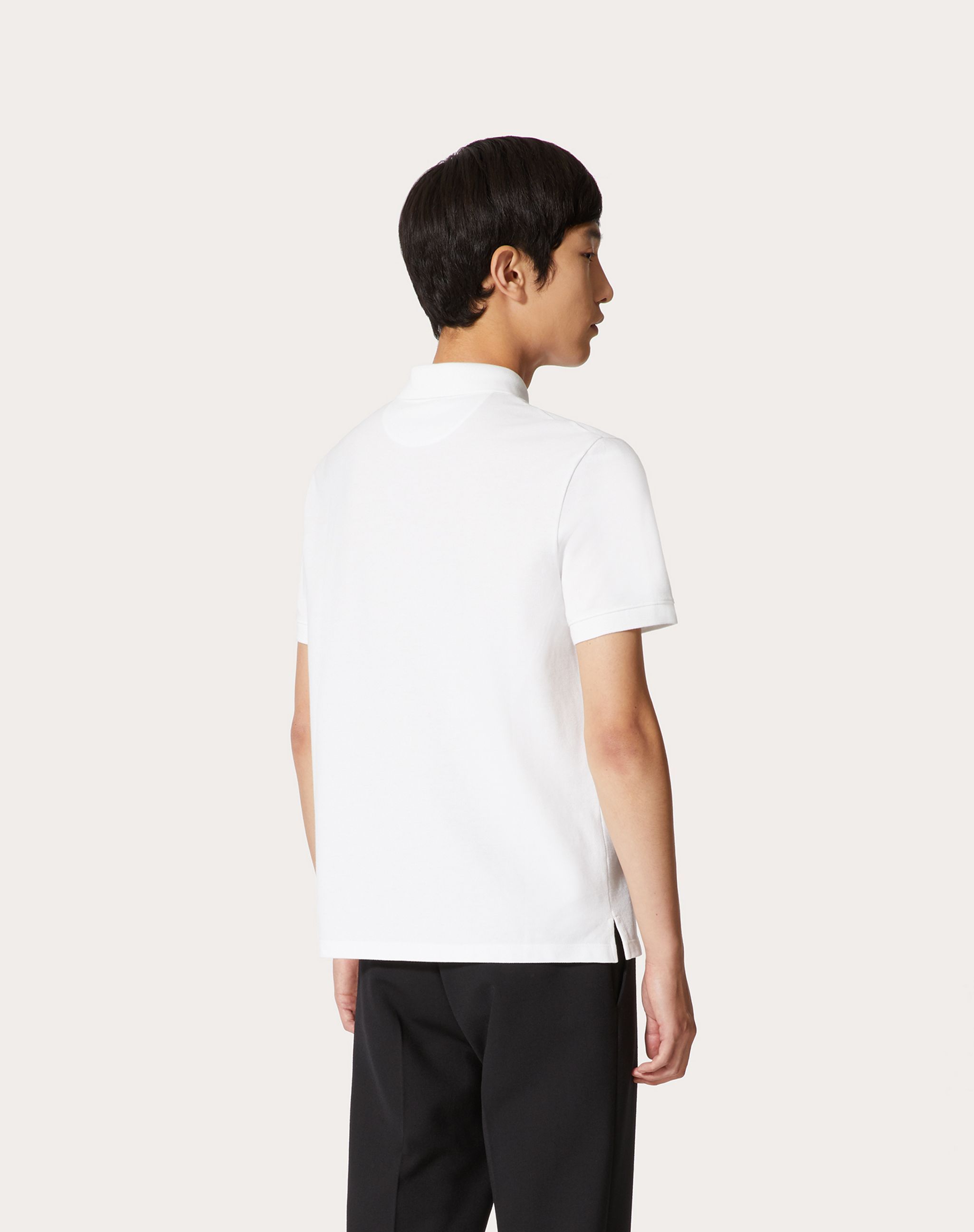 VALENTINO VALENTINO	VLOGO SIGNATURE STRAIGHT HEM POLO SHIRT