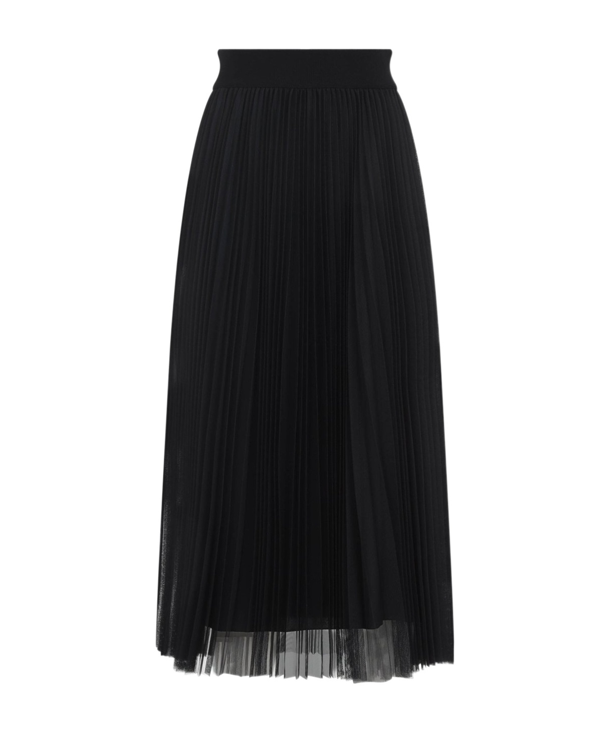 Fabiana Filippi Pleated Midi Skirt In Black