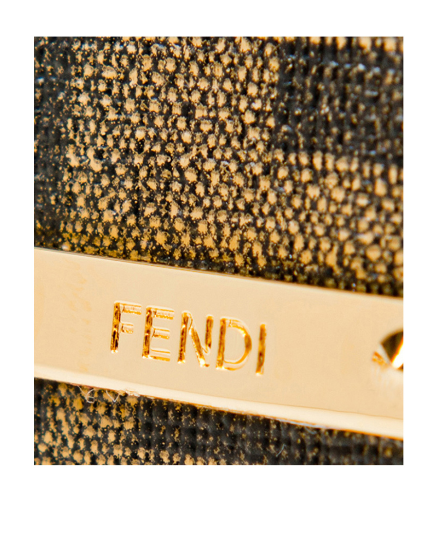 Fendi Long Wallet With Letters In Green