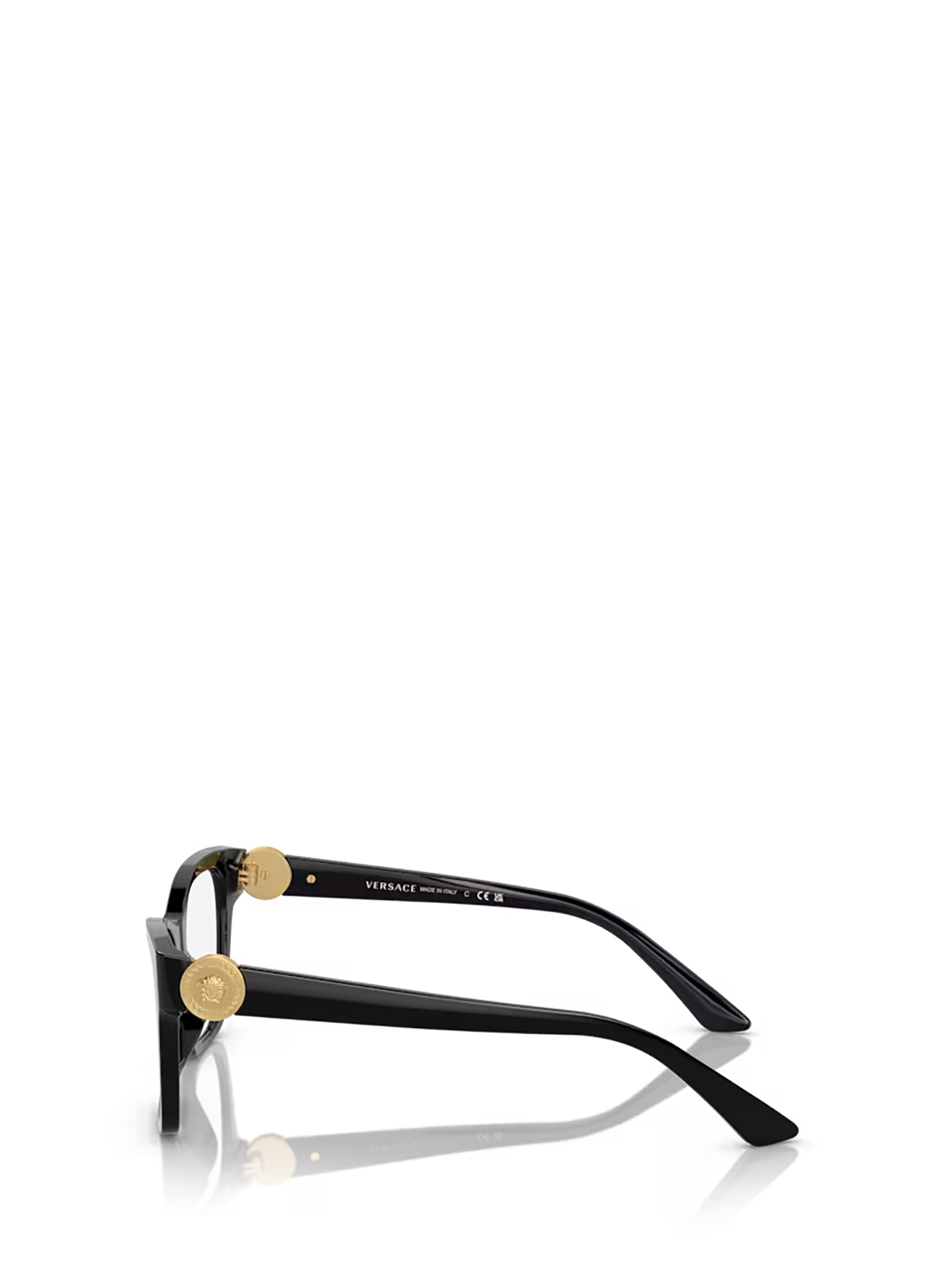 Versace Eyewear Irregular-frame Glasses In Black