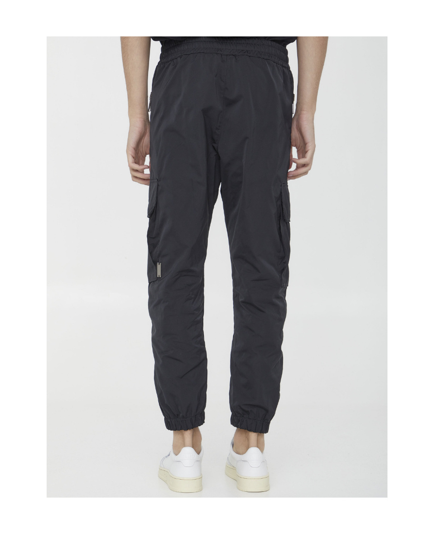 Balmain Tapered Cargo Trousers In Black