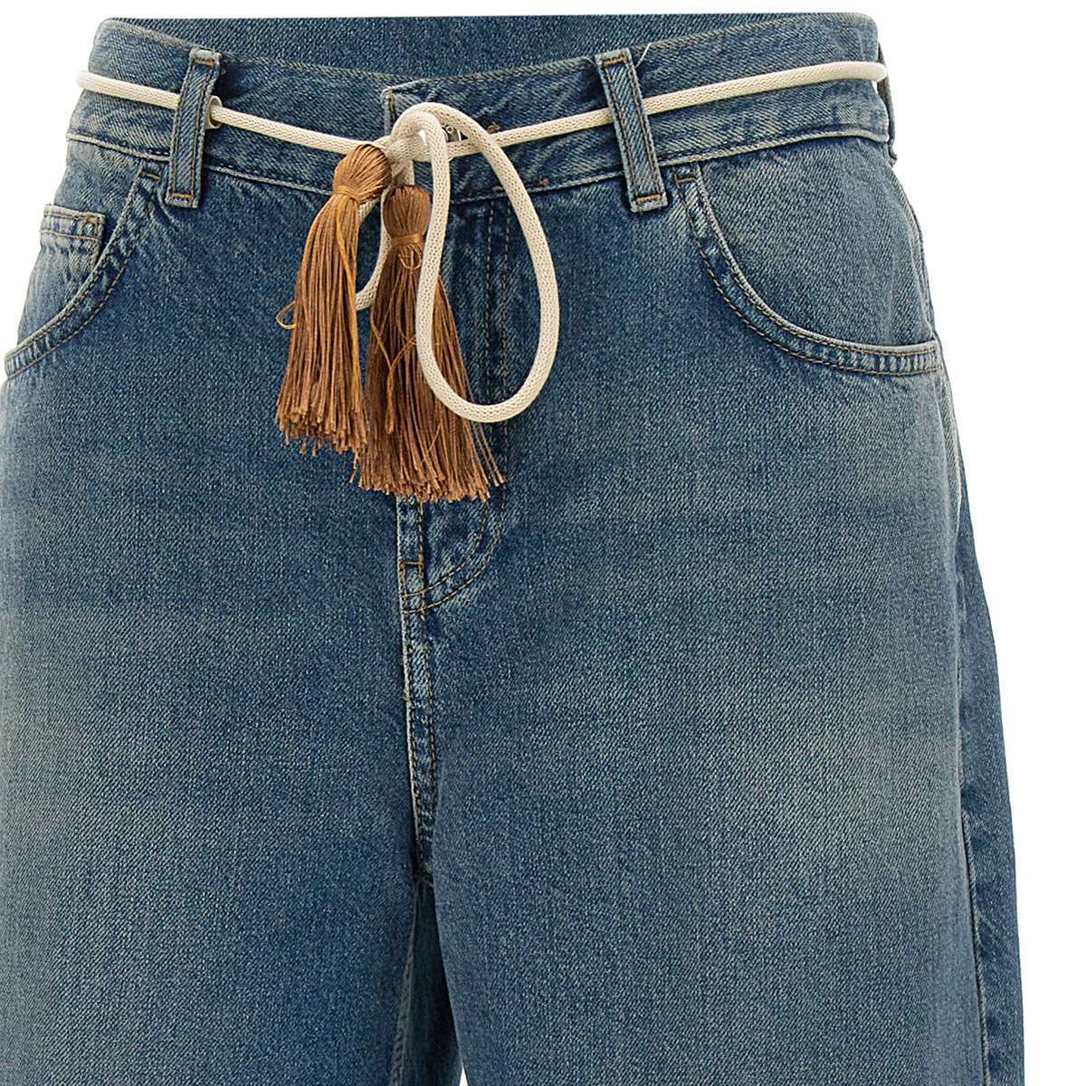 Liu •jo Liu Jo Straight Cintin Medium Wash Jeans