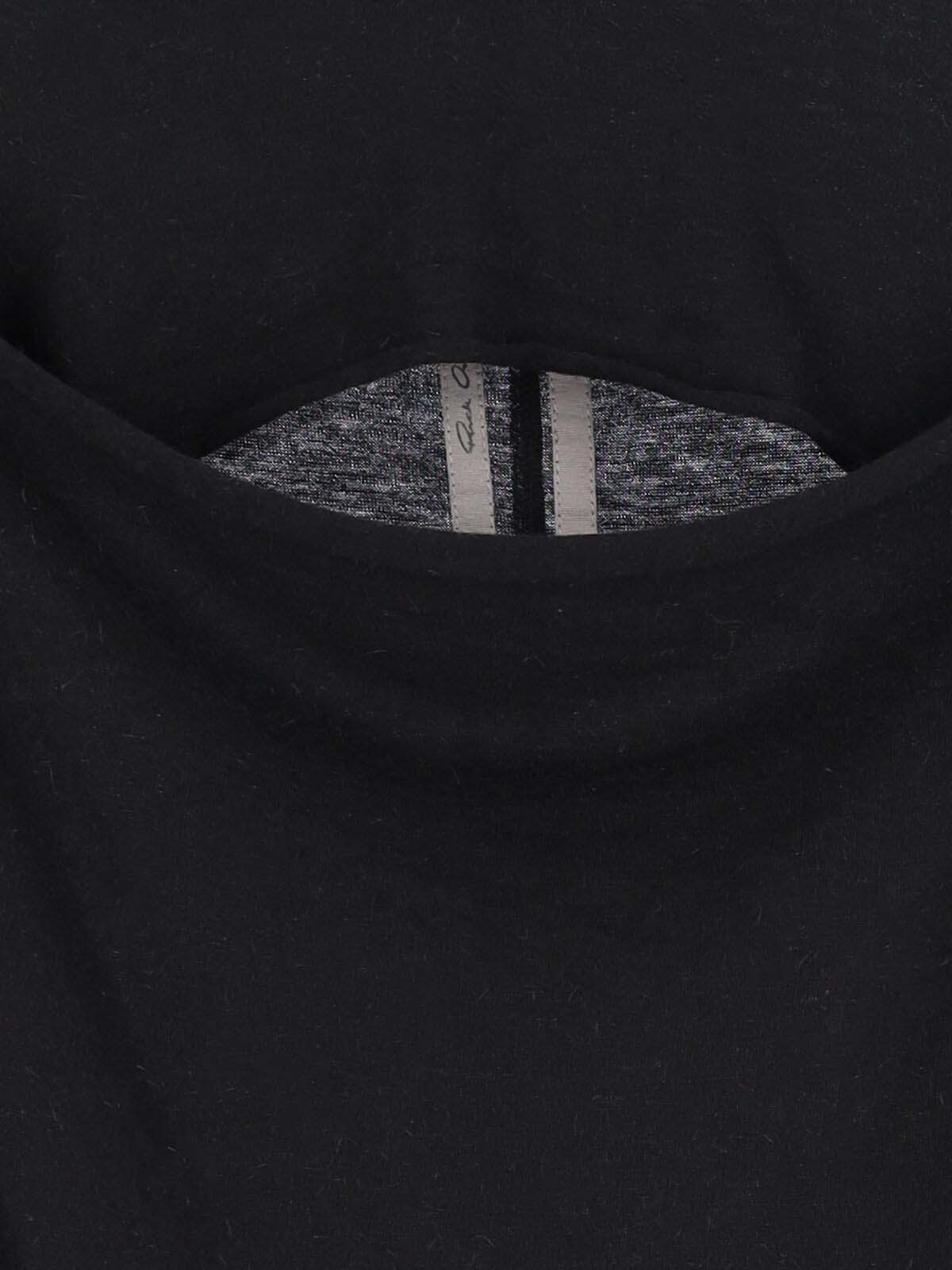 Rick Owens Long-sleeved T-shirt In Black