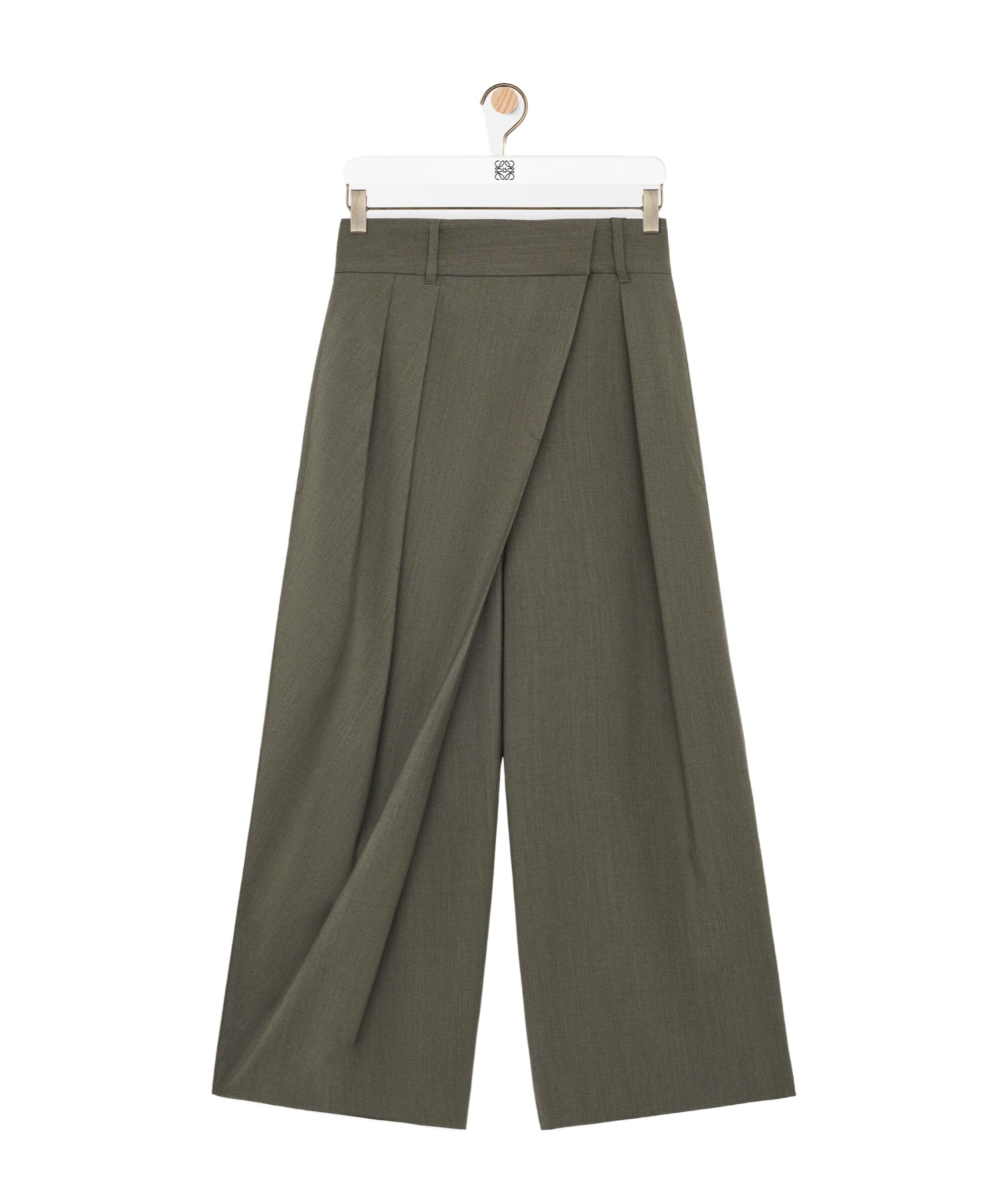 Loewe Wool Cropped Wrap Trousers