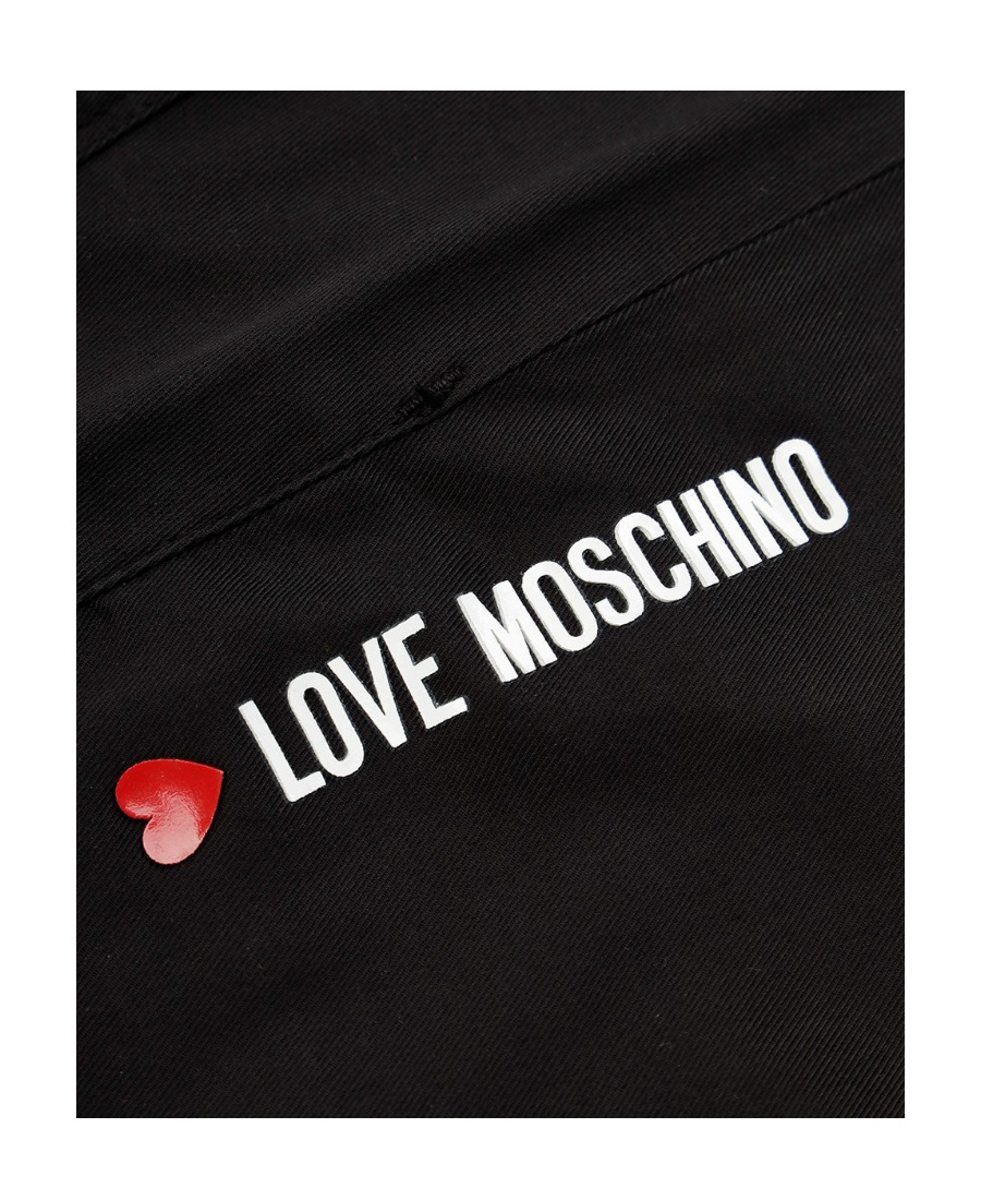 Moschino Middle Waist Jeans In Black