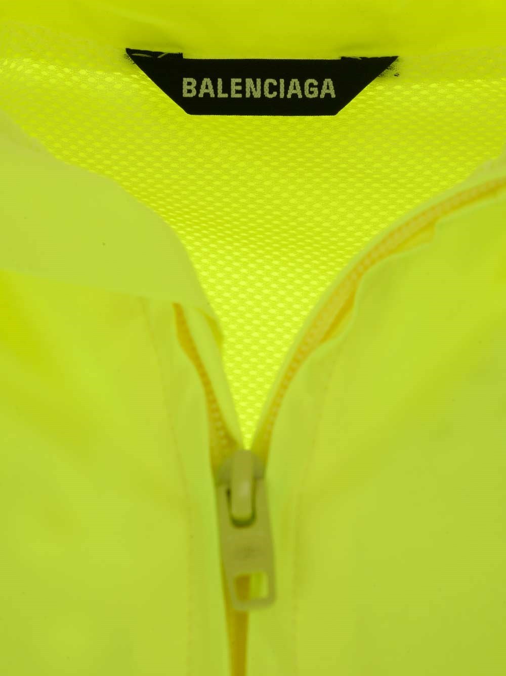 Balenciaga Fluorescent Track Jacket In Yellow