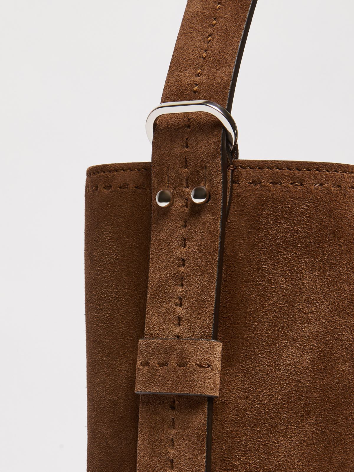 Max Mara Small Archetipo Bag In Split Leather