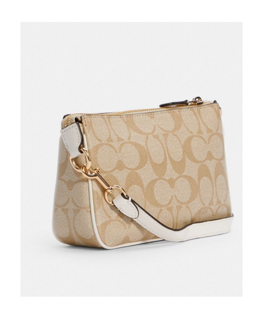 Coach Printed Handbag In Nude
