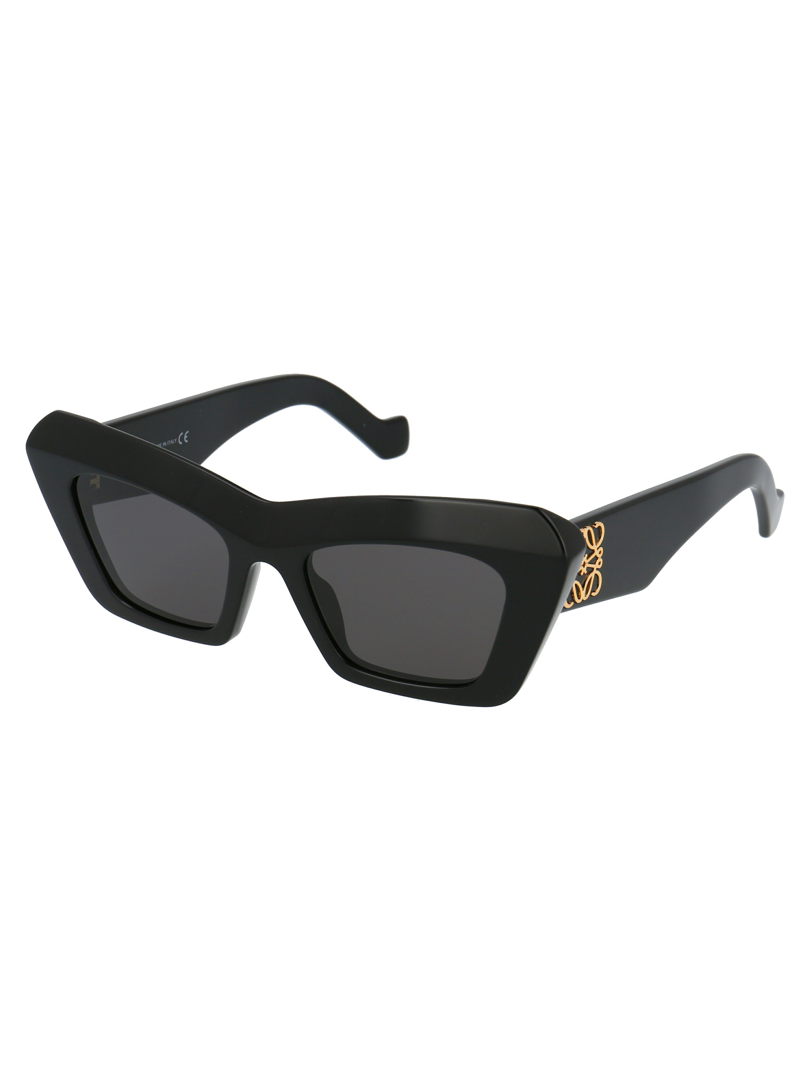 Loewe Oversized Cat-eye Frame Sunglasses In Black