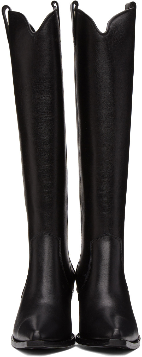Shop Anine Bing Tania Knee-high Boots In Black