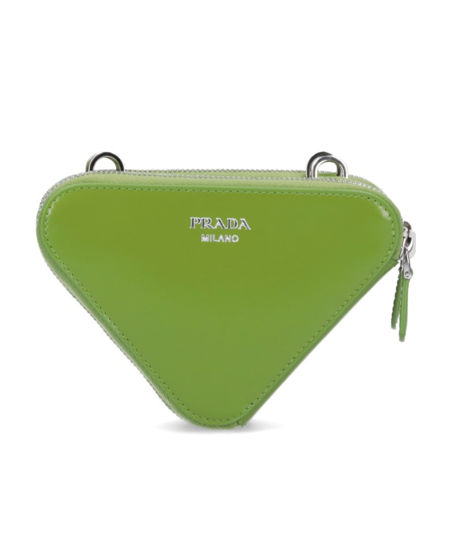 Shop Prada Logo-plaque Mini Bag In Green