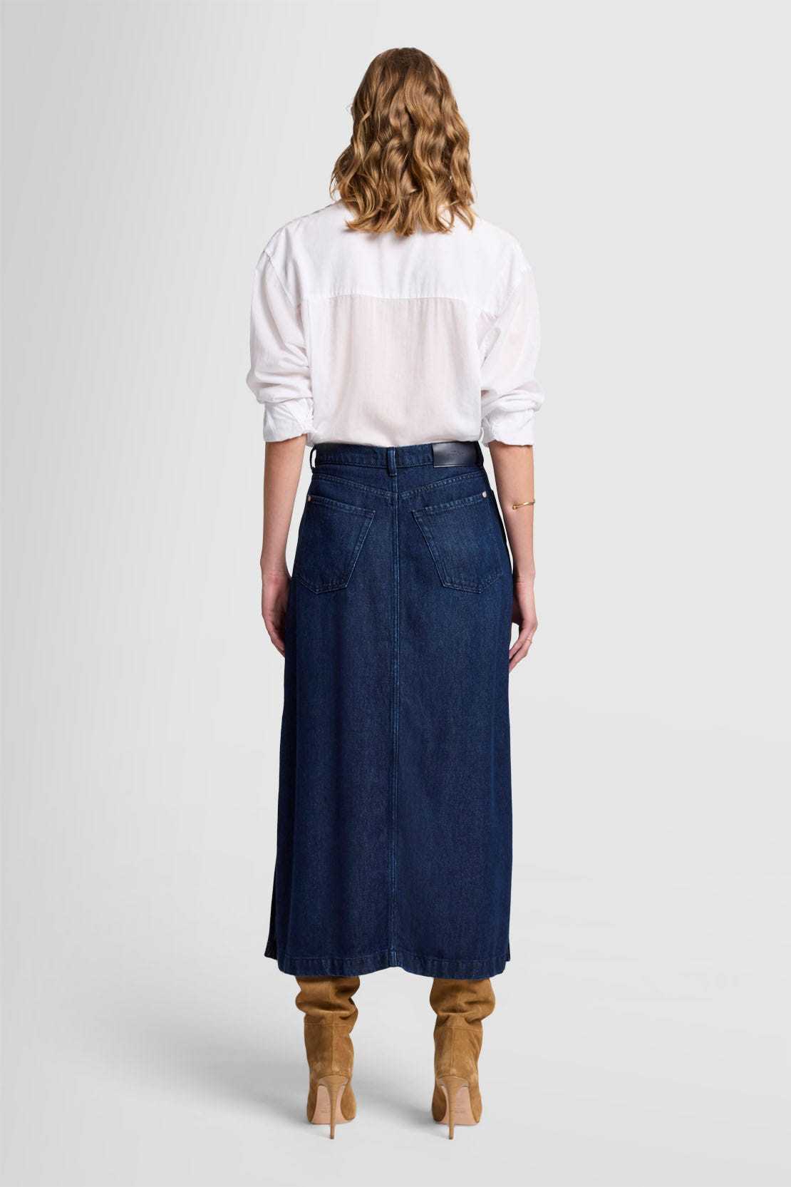 7 FOR ALL MANKIND STORMY MIDI SKIRT