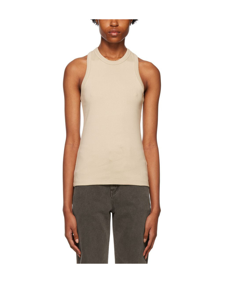 Low Classic Classic Rib Sleeveless Top In Nude