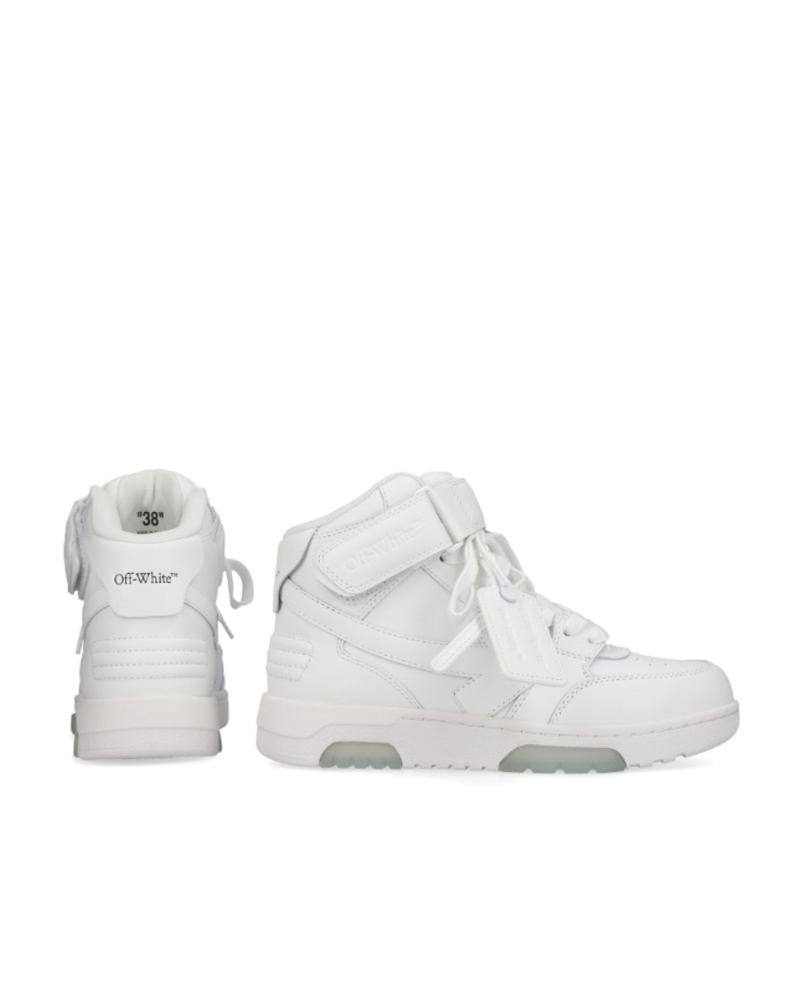 Shop Off-white Out Of Office Mid-rise Sneakers In White