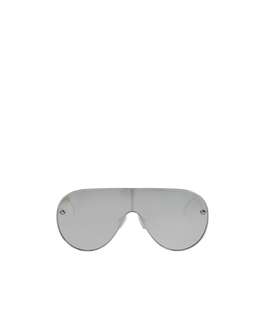 Alexander Mcqueen Oversize-frame Sunglasses In Gray