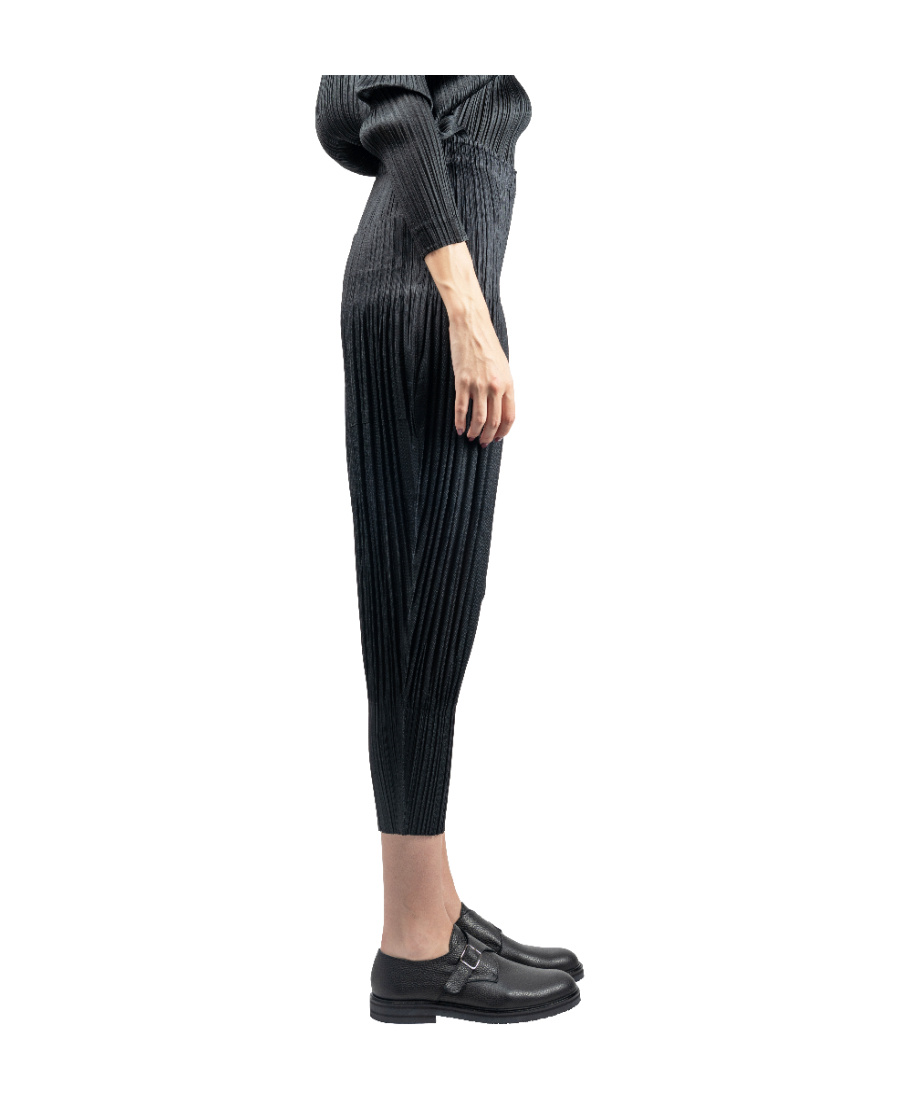 Shop Issey Miyake Thicker Bottoms 2 Plissé Trousers In Black