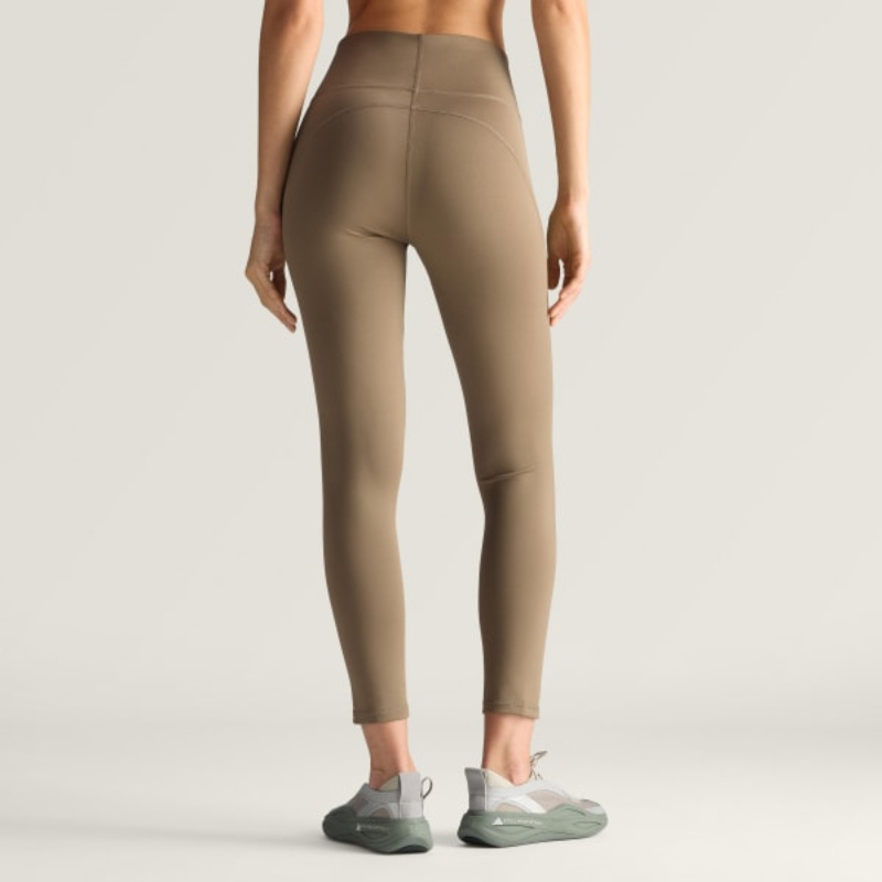 Adidas By Stella Mccartney Yoga High-rise Leggings In Brown