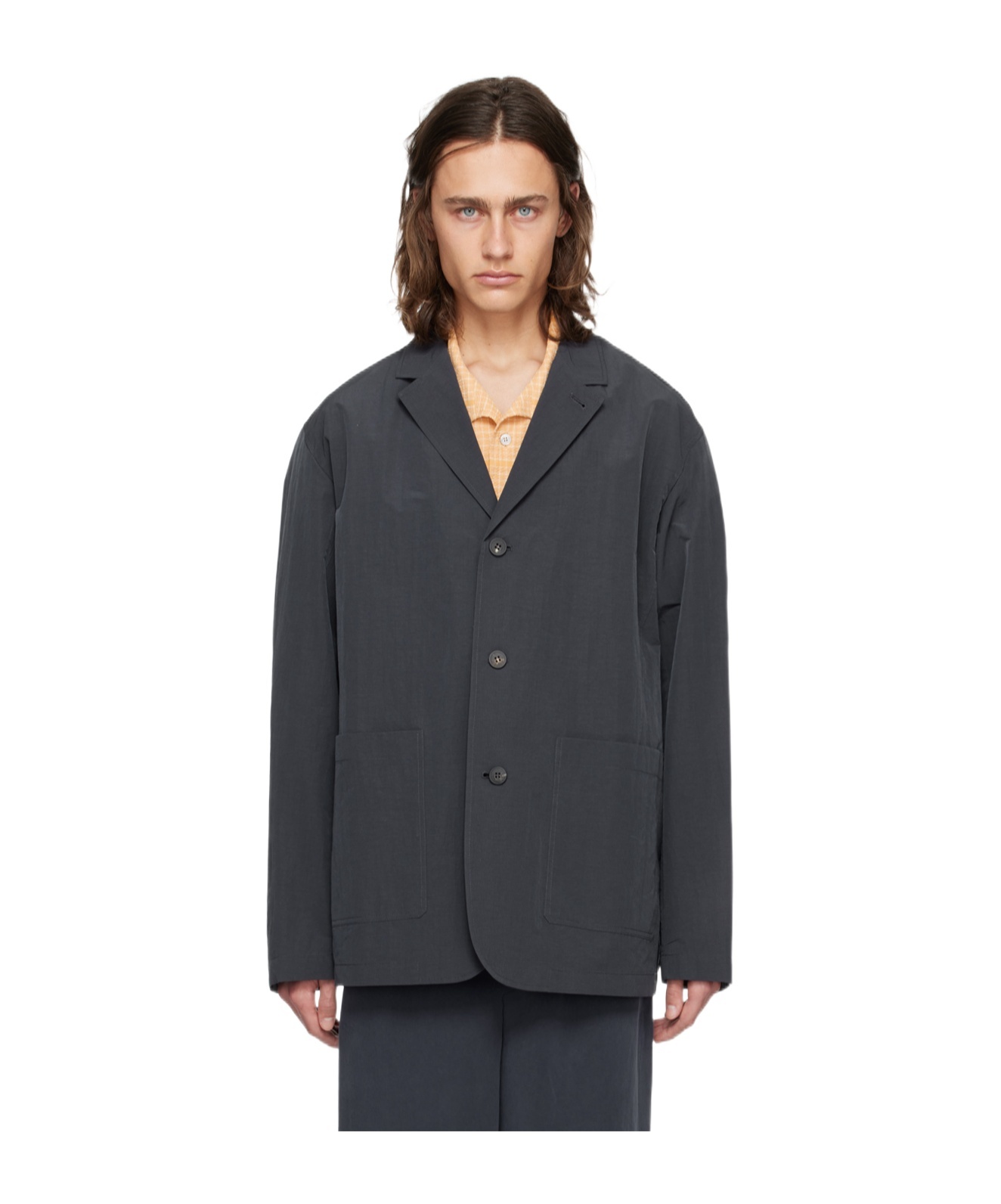 Le 17 Septembre Long Sleeved Suit Jacket In Black