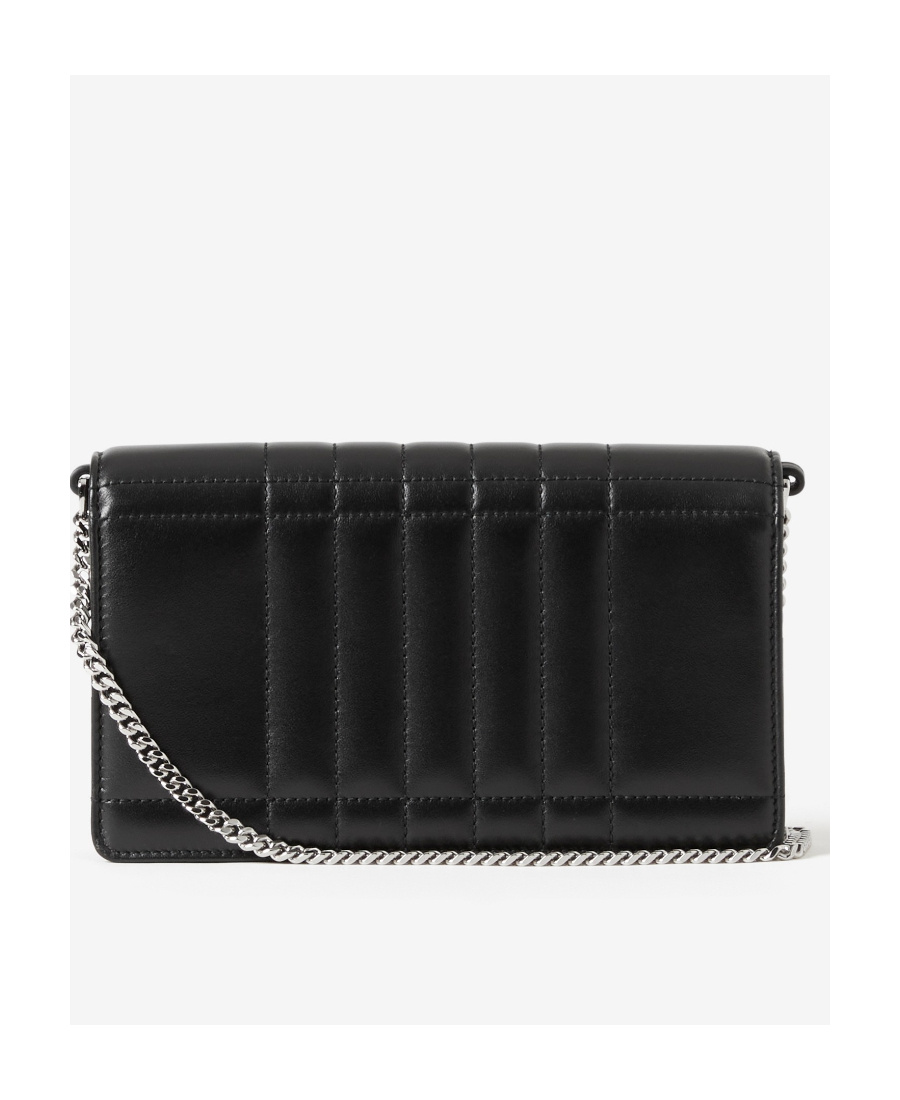 Burberry Lola Quilted Mini Bag In Black