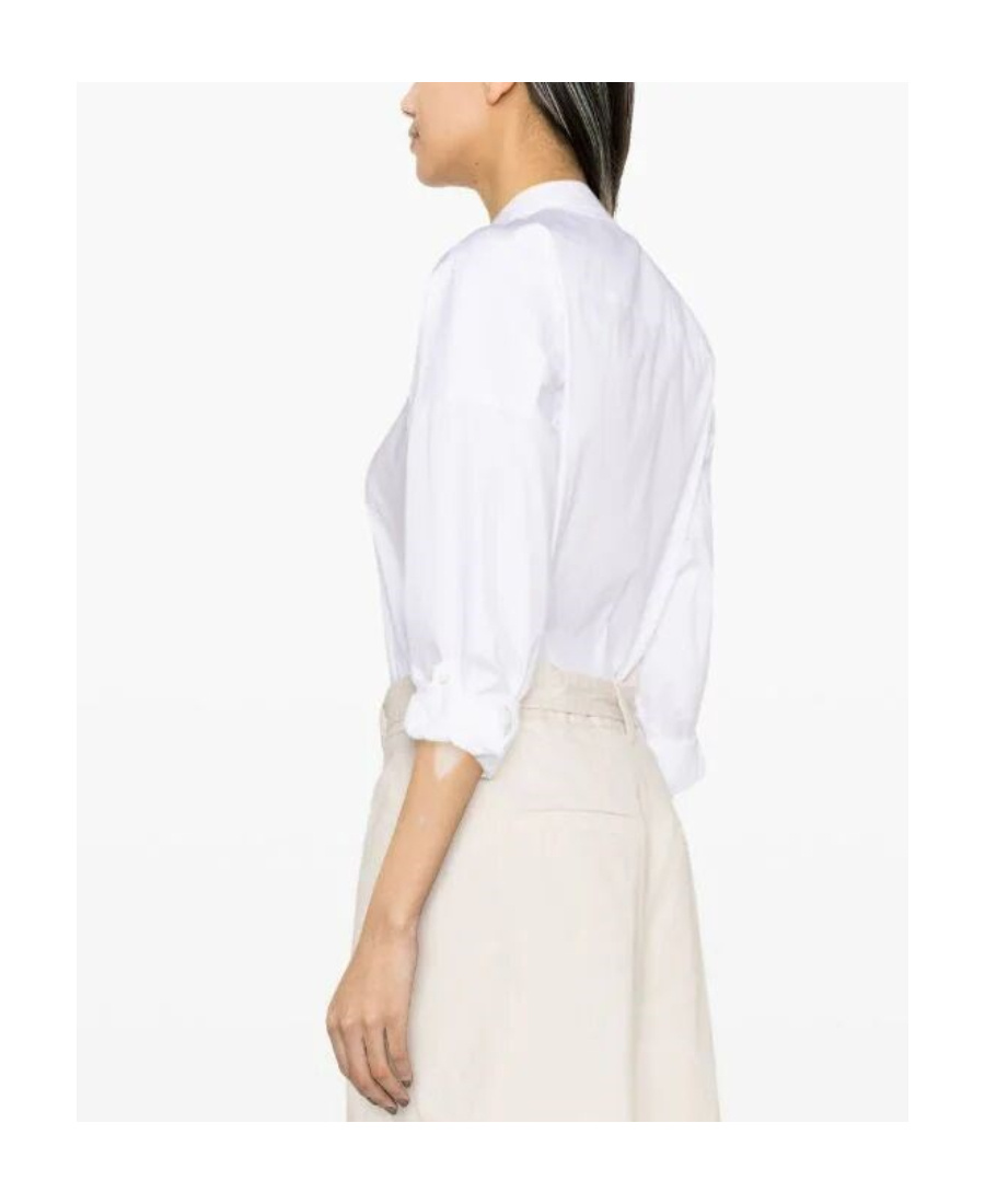 Brunello Cucinelli Concealed-front Fastening Shirt In White