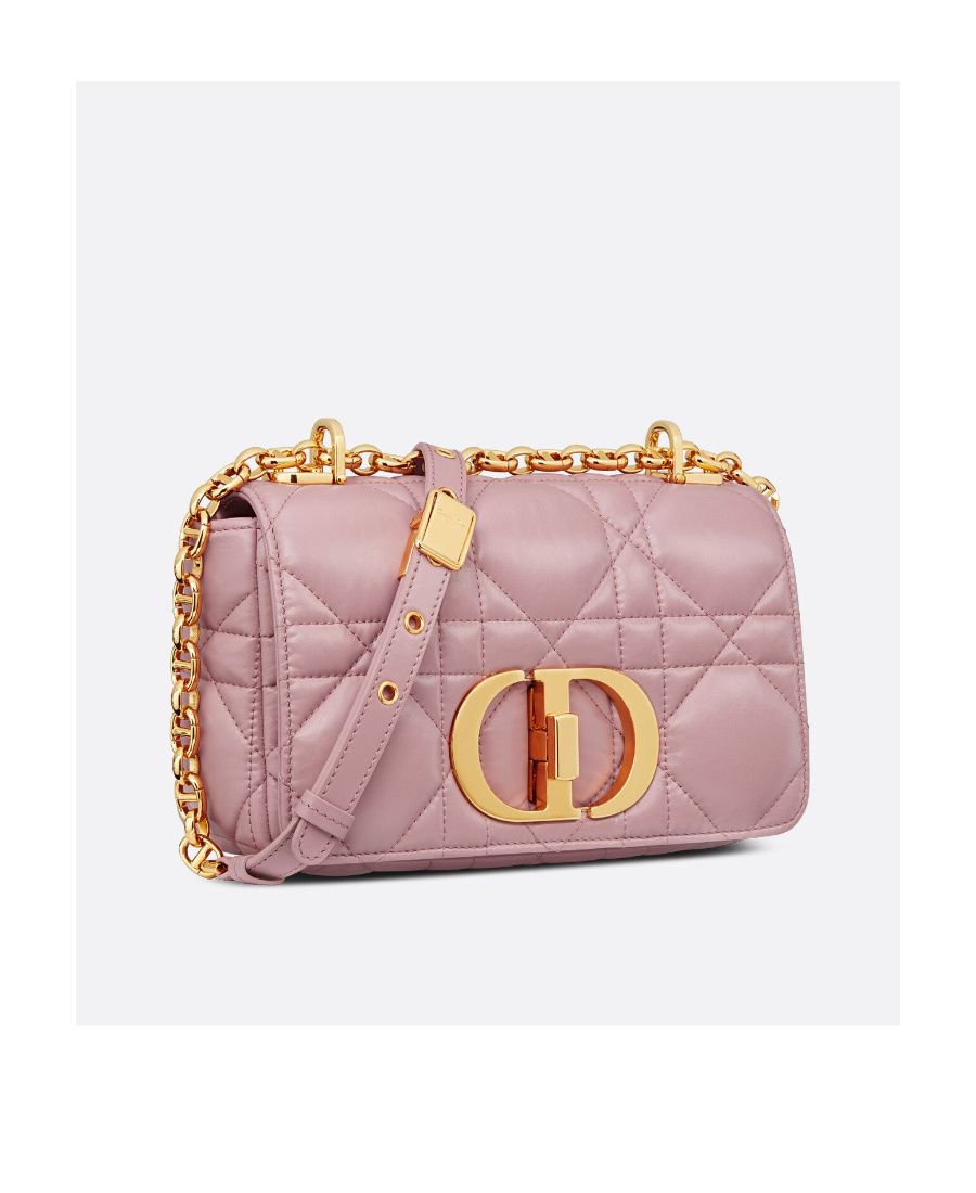 Dior Small Caro Shoulder Bag In Pink