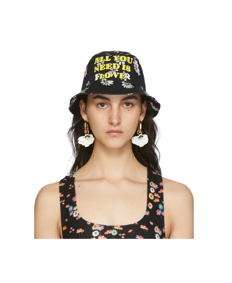 Rabanne Logo Multicolored Fisherman Hat In Nude