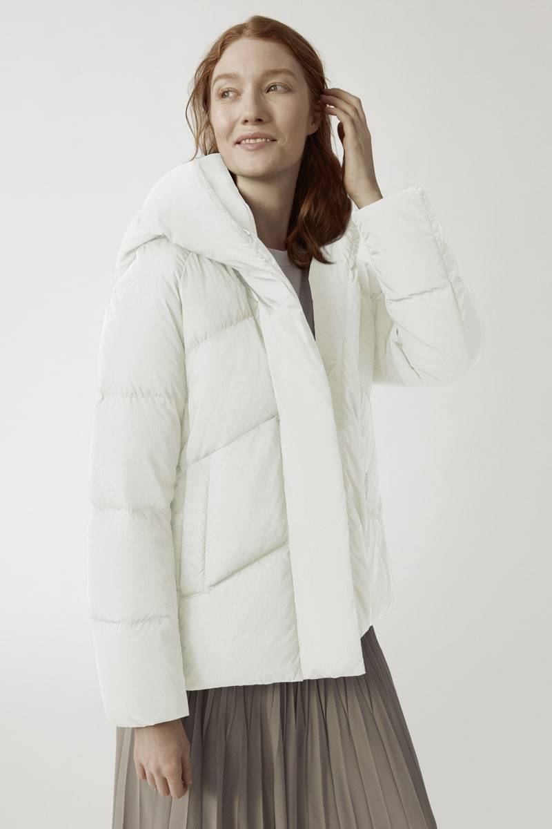 CANADA GOOSE MARLOW HOODED PUFFER JACKET 