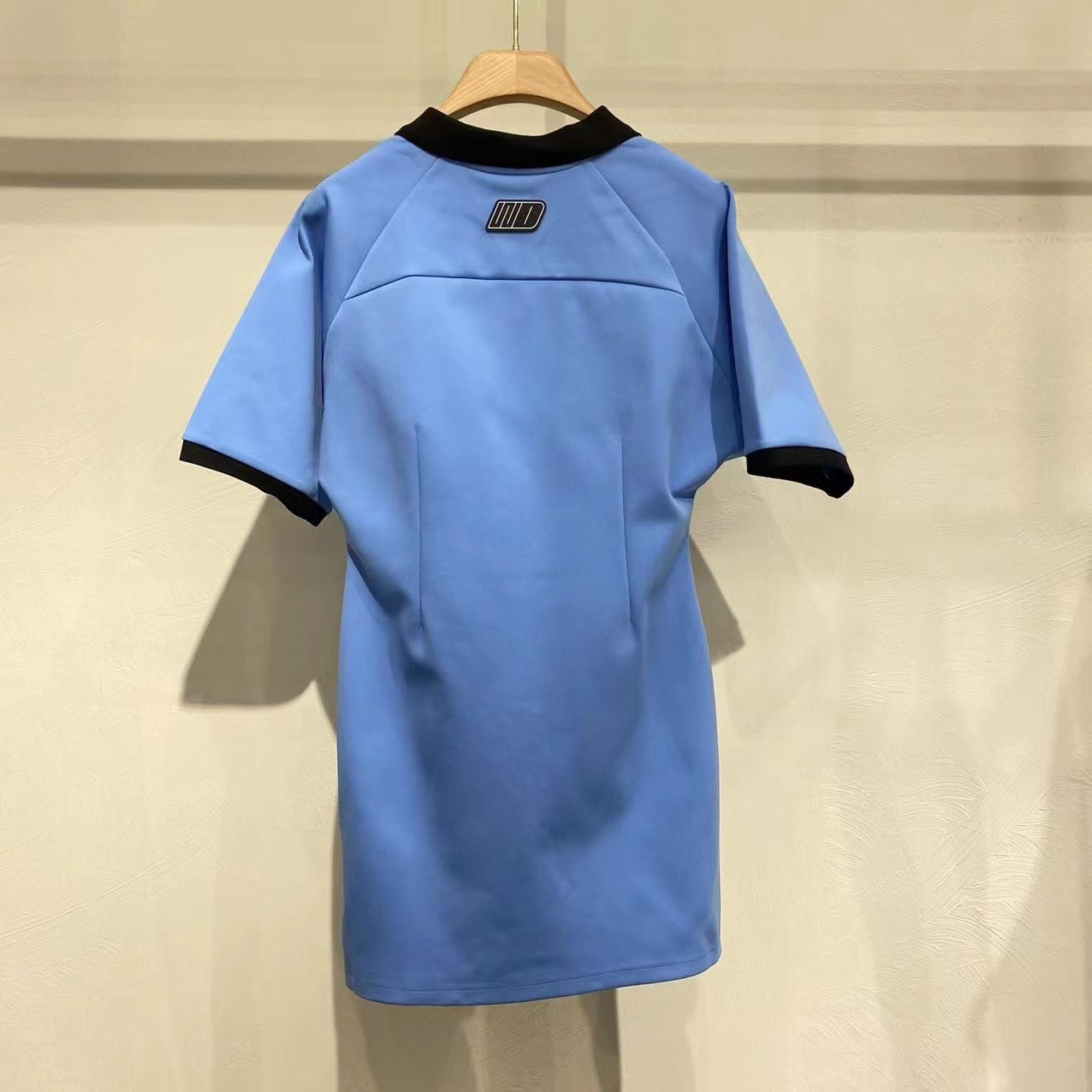 We11 Done Logo Printed T-shirt In Blue