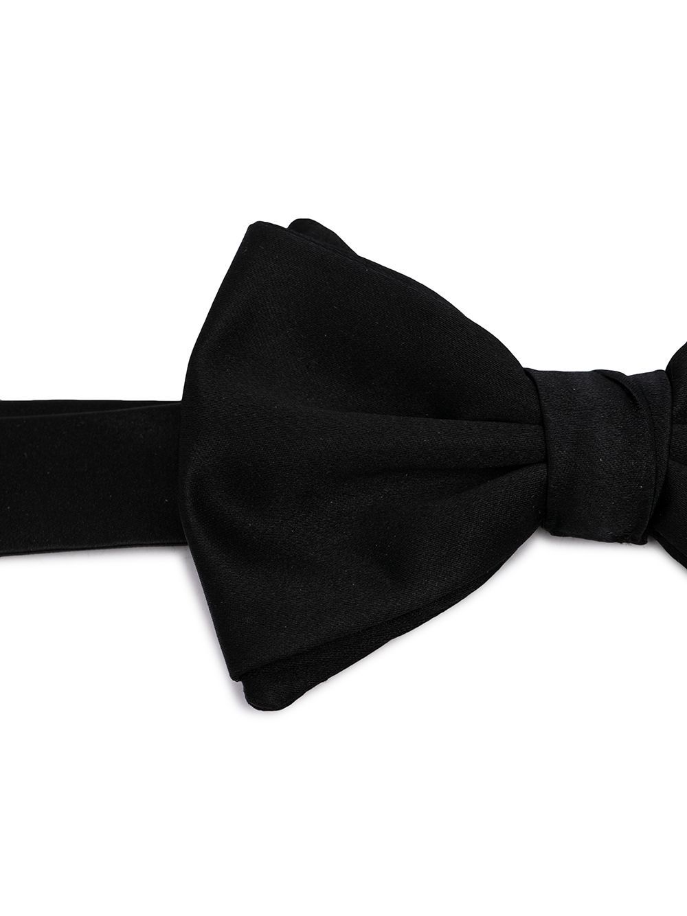 Emporio Armani Clip-fastened Bow Tie In Black