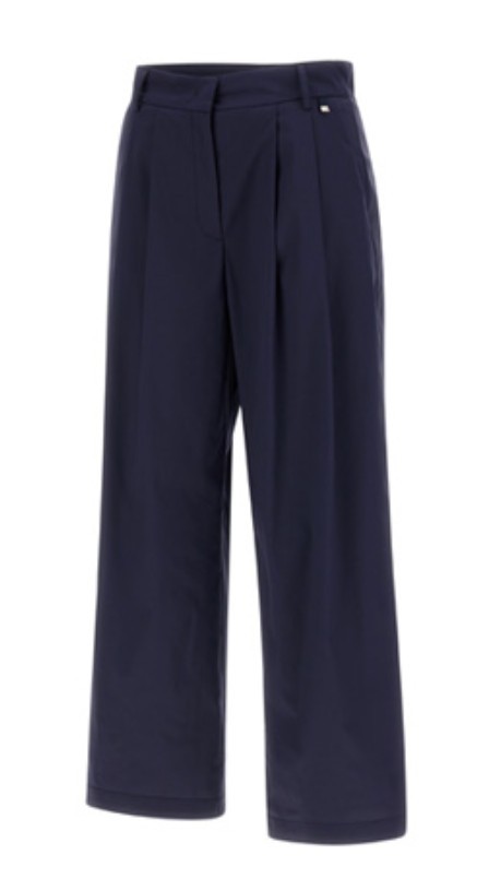 Herno Belt Loop Casual Pants In Blue