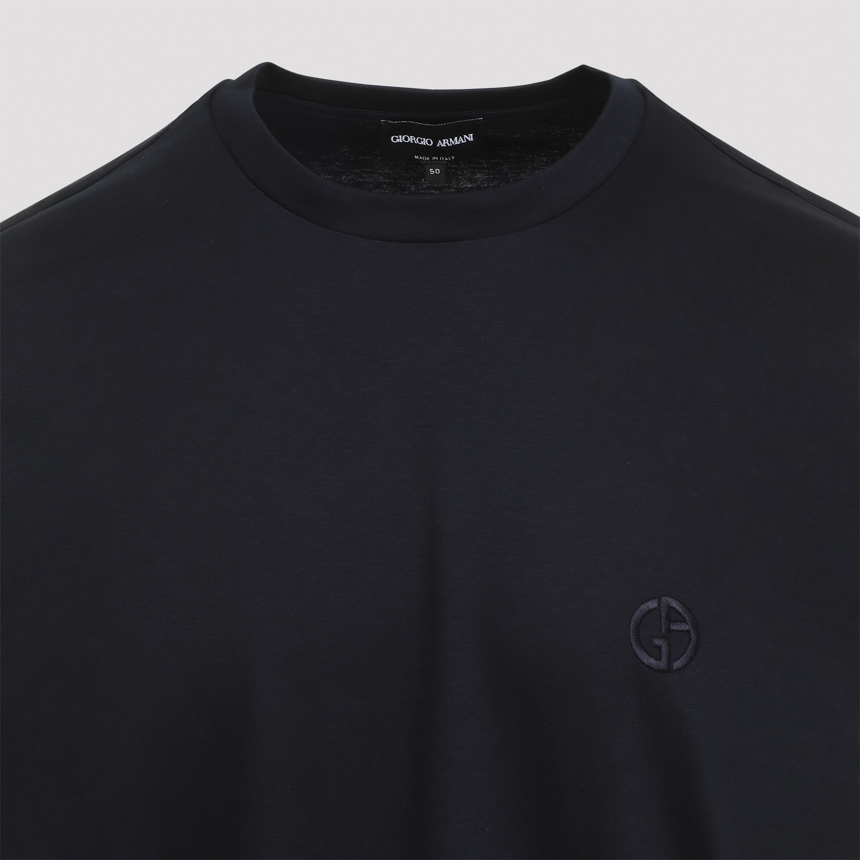 Giorgio Armani Short-sleeved T-shirt In Black