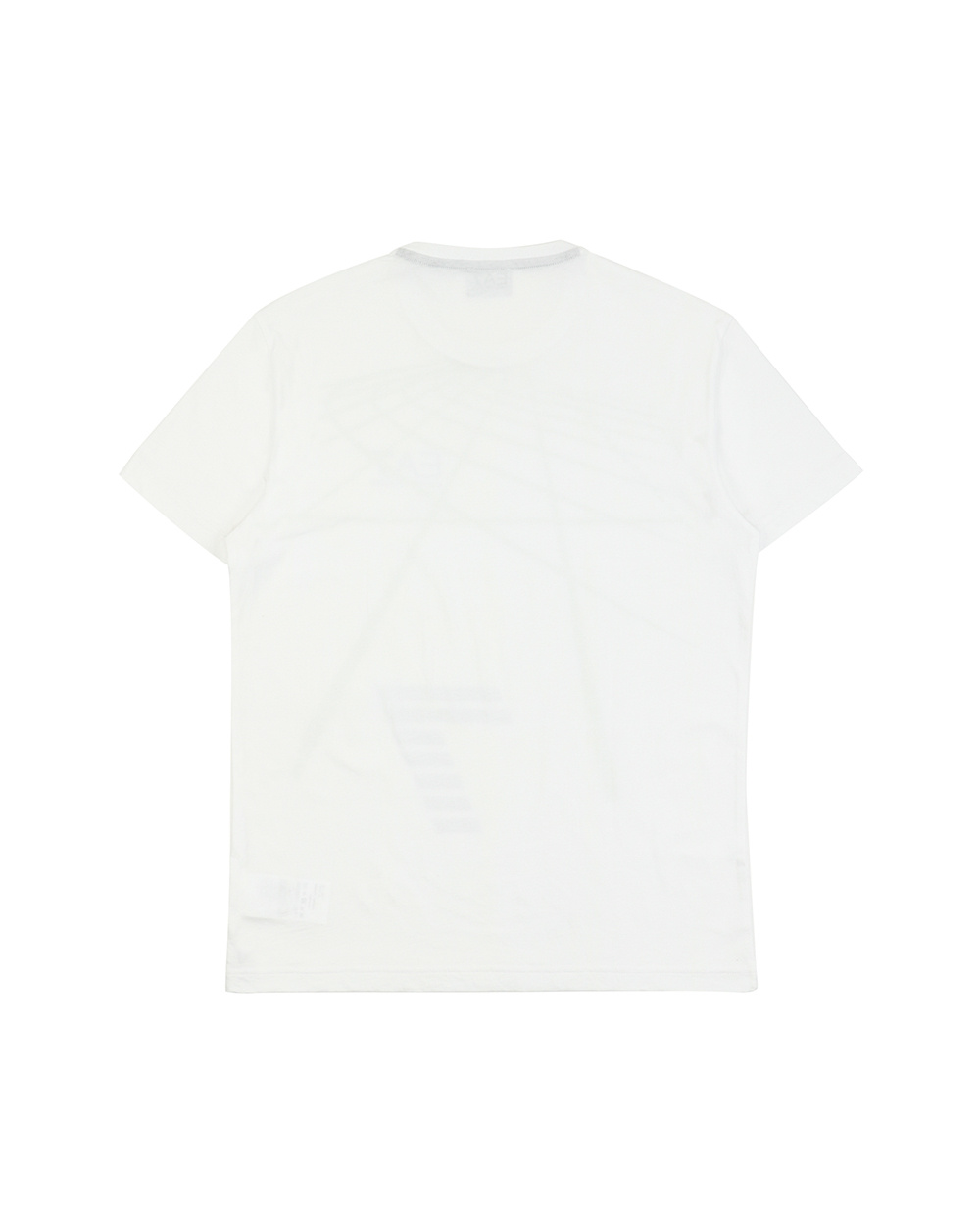 EA7 LOGO PRINTED T-SHIRT WITH ROUND NECK