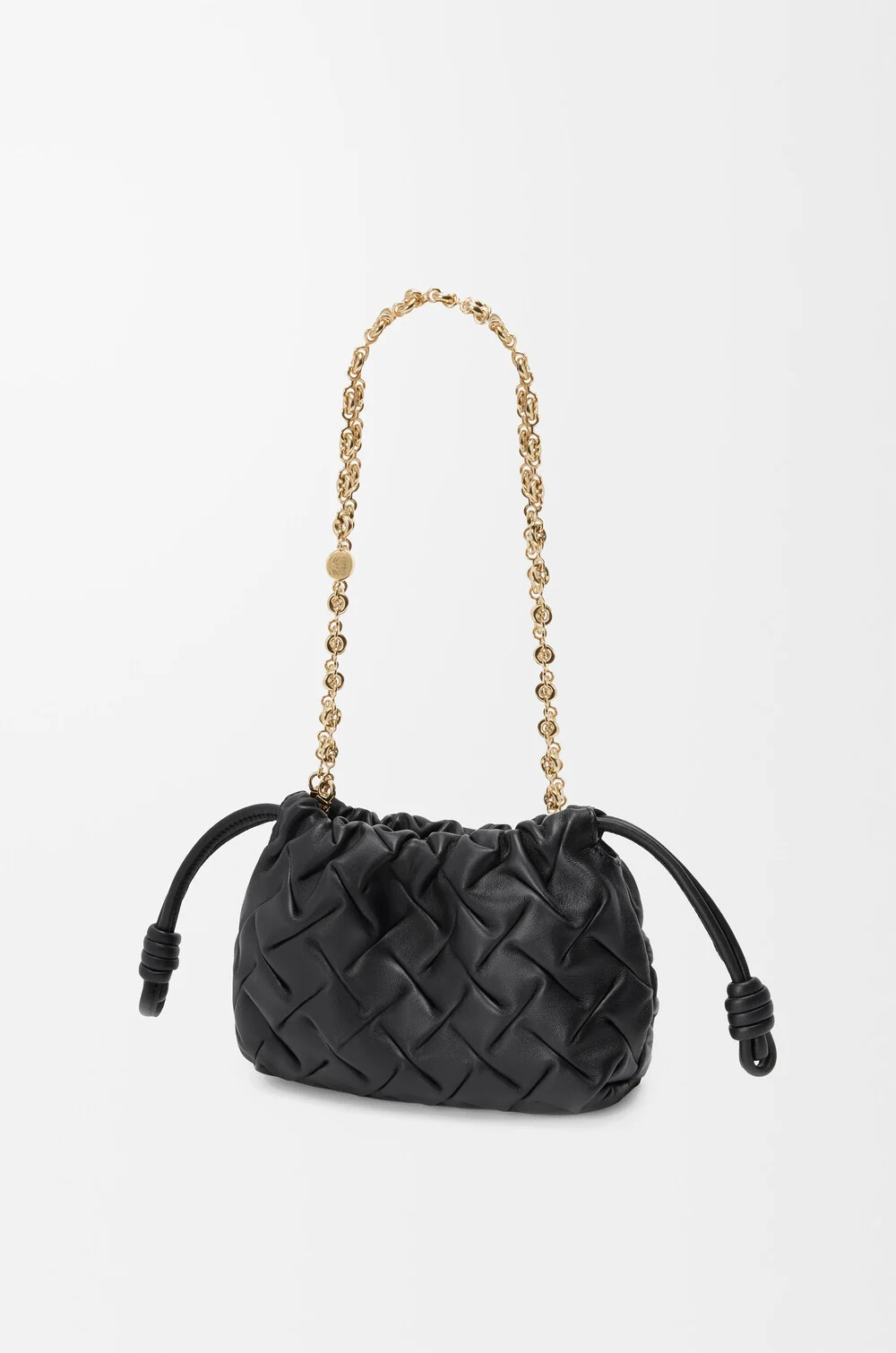 Loewe Mini Flamenco Shoulder Bag In Black