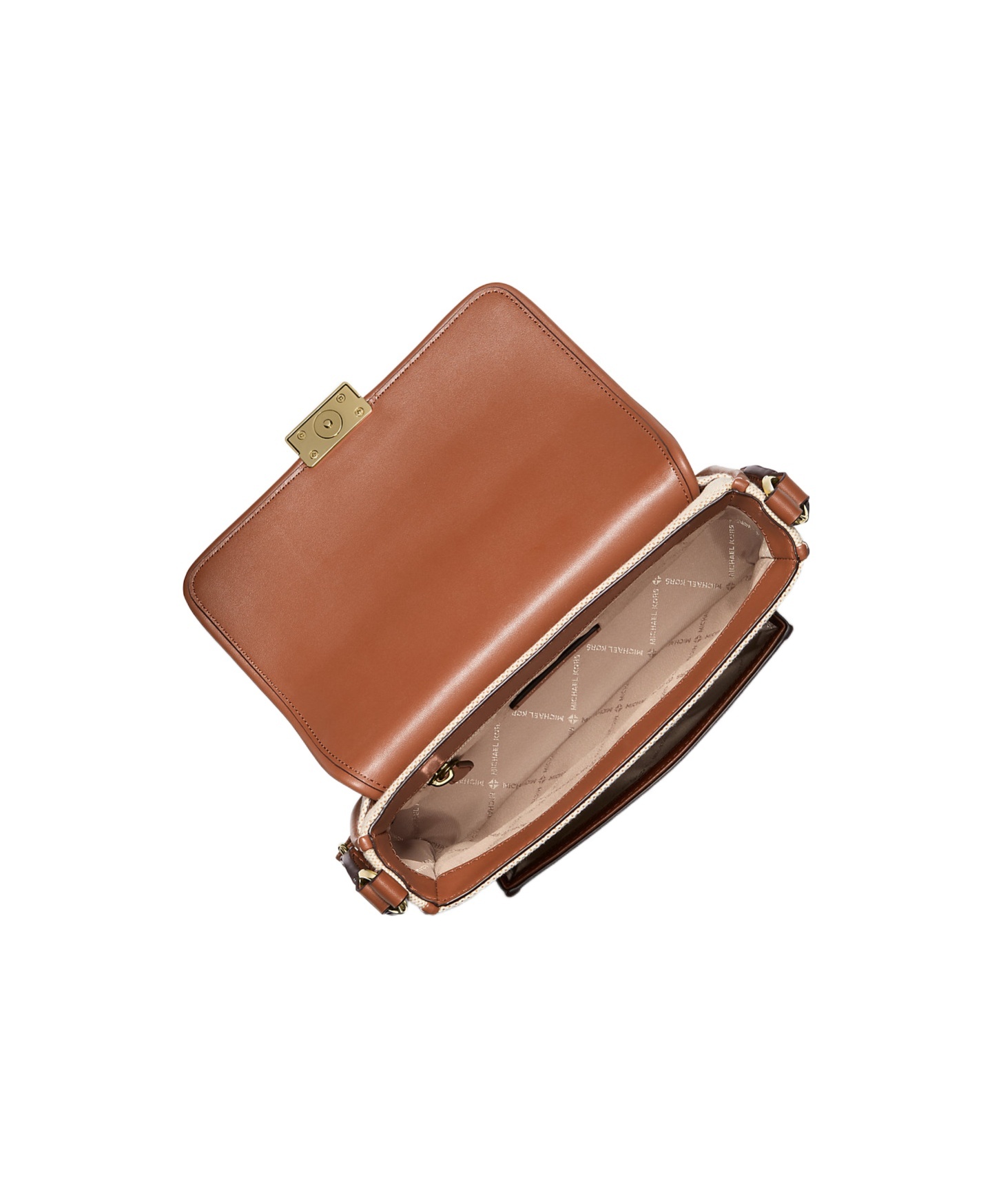 Michael Kors Bradshaw Medium Canvas Messenger Bag