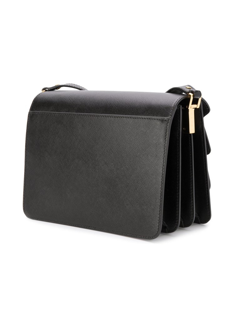 Marni Trunk Shoulder Bag In Black