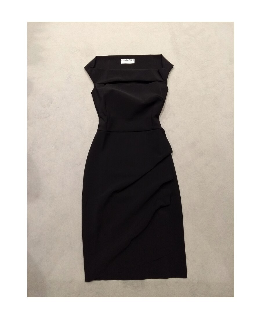 Chiara Boni La Petite Robe Iconic Jersey In Black